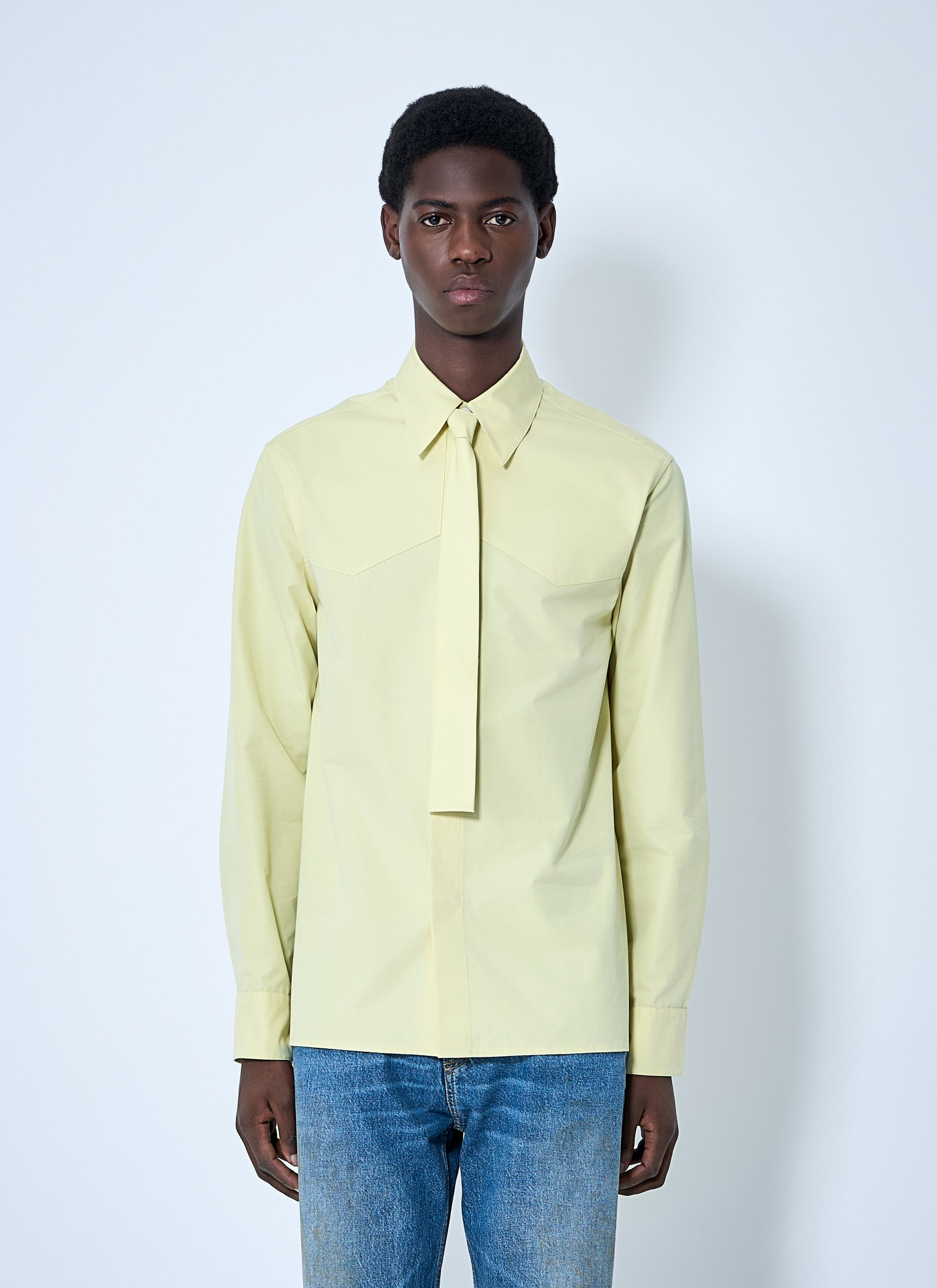 Jil Sander Men Classic Shirt With Tie JIL SANDER