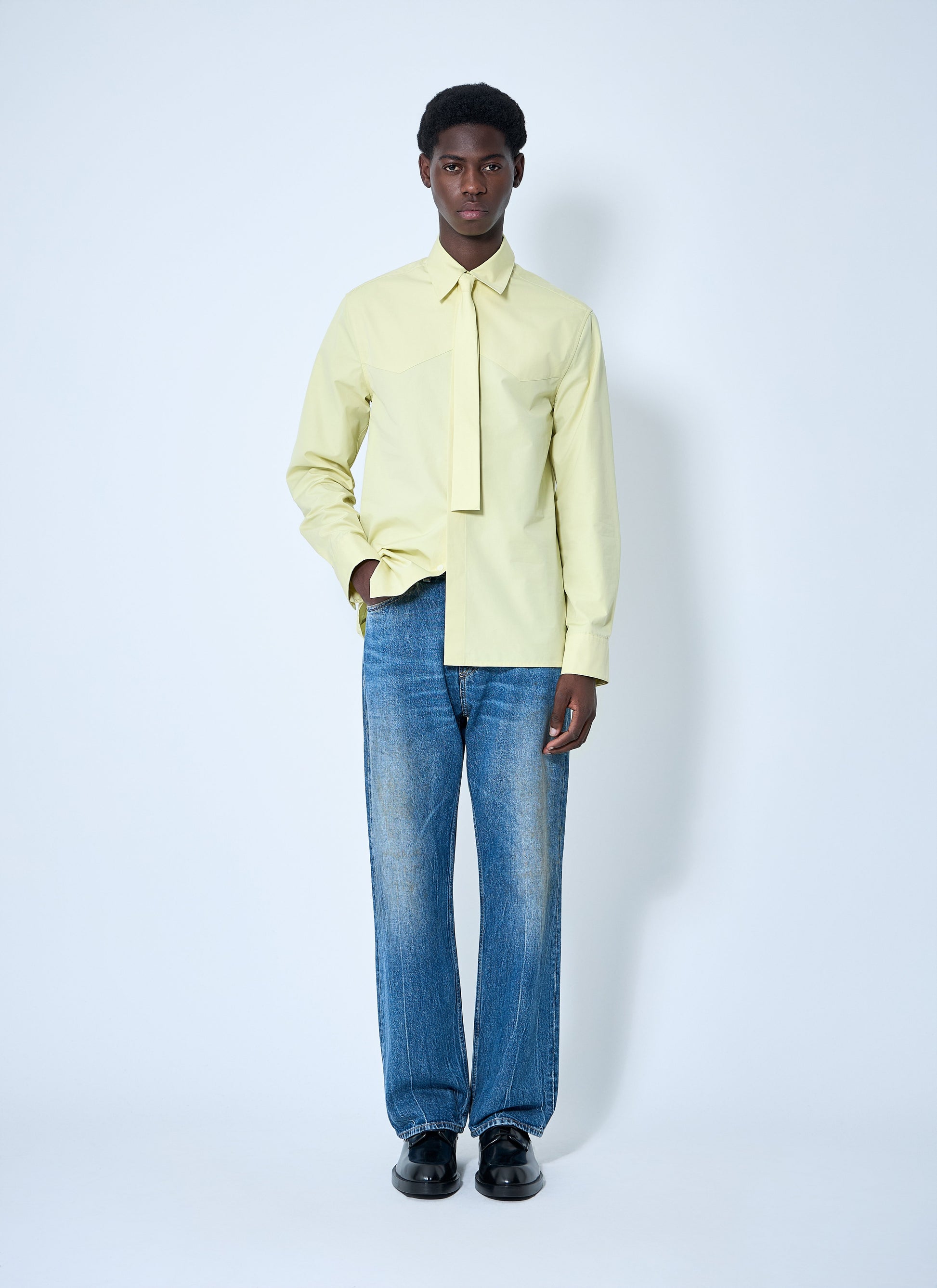 Jil Sander Men Classic Shirt With Tie JIL SANDER
