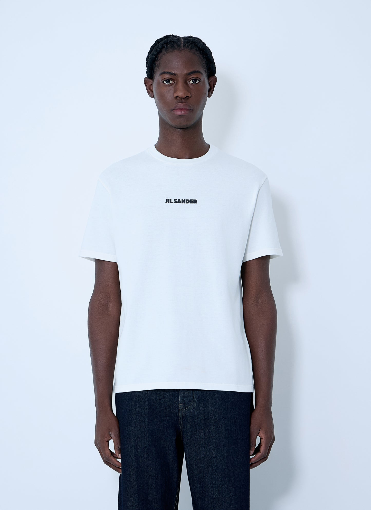 Jil Sander Men Logo Print T-Shirt
