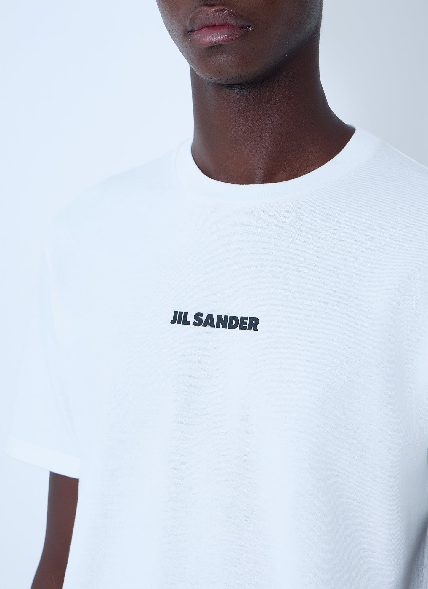 Jil Sander Men Logo Print T-Shirt