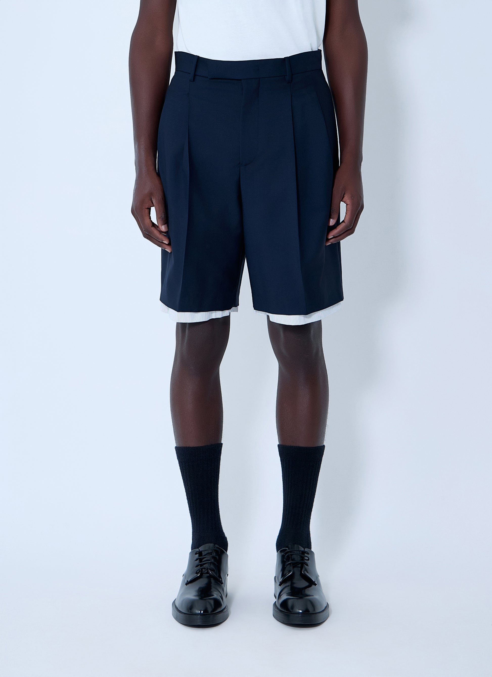 Jil Sander Men Wool-And-Mohair Shorts JIL SANDER