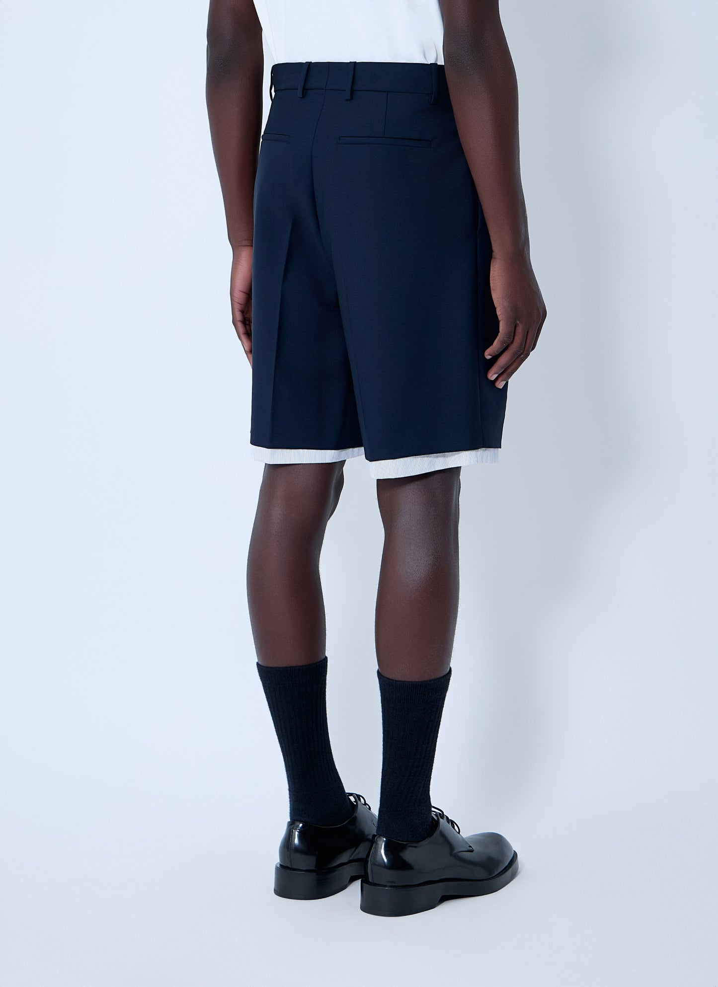 Jil Sander Men Wool-And-Mohair Shorts JIL SANDER