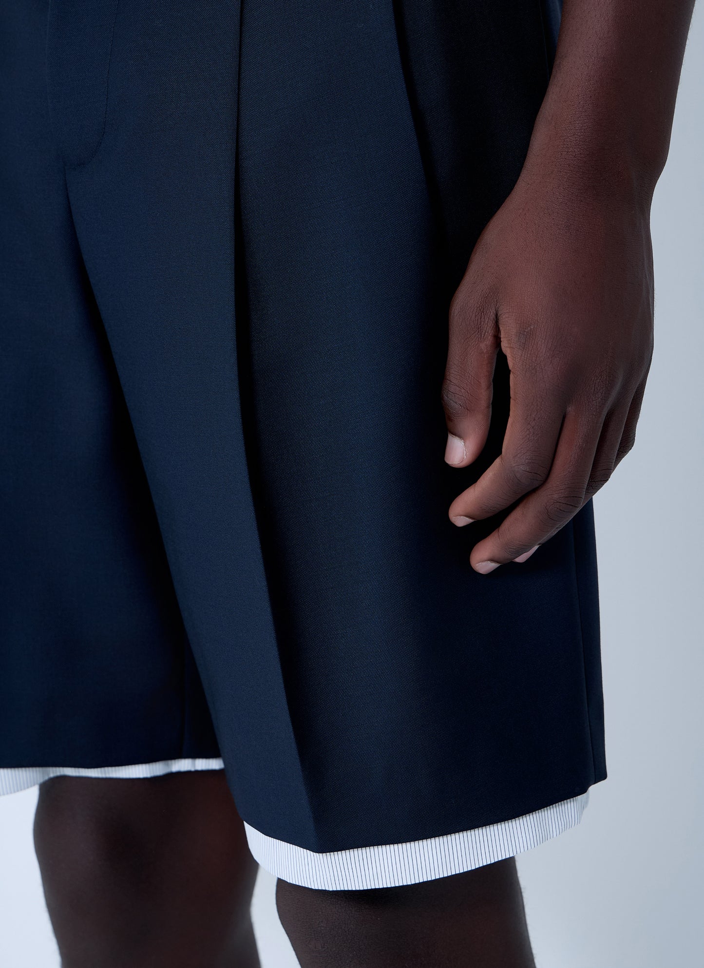 Jil Sander Men Wool-And-Mohair Shorts JIL SANDER