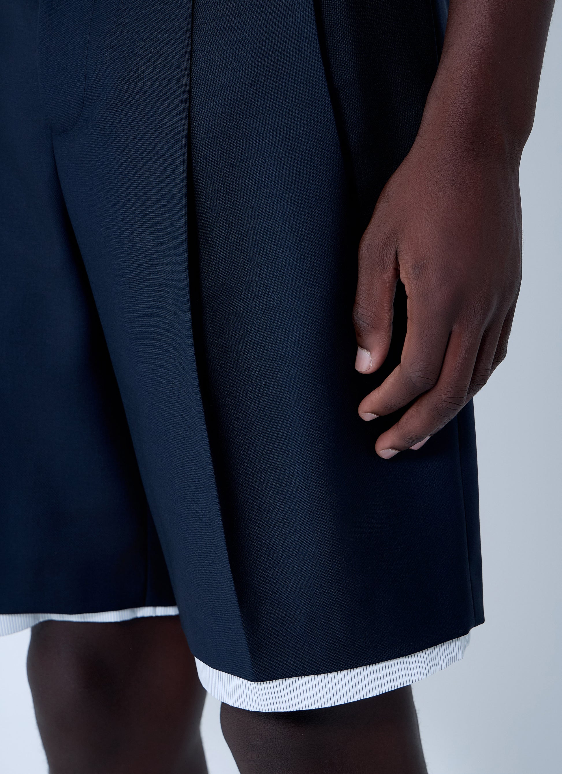 Jil Sander Men Wool-And-Mohair Shorts JIL SANDER