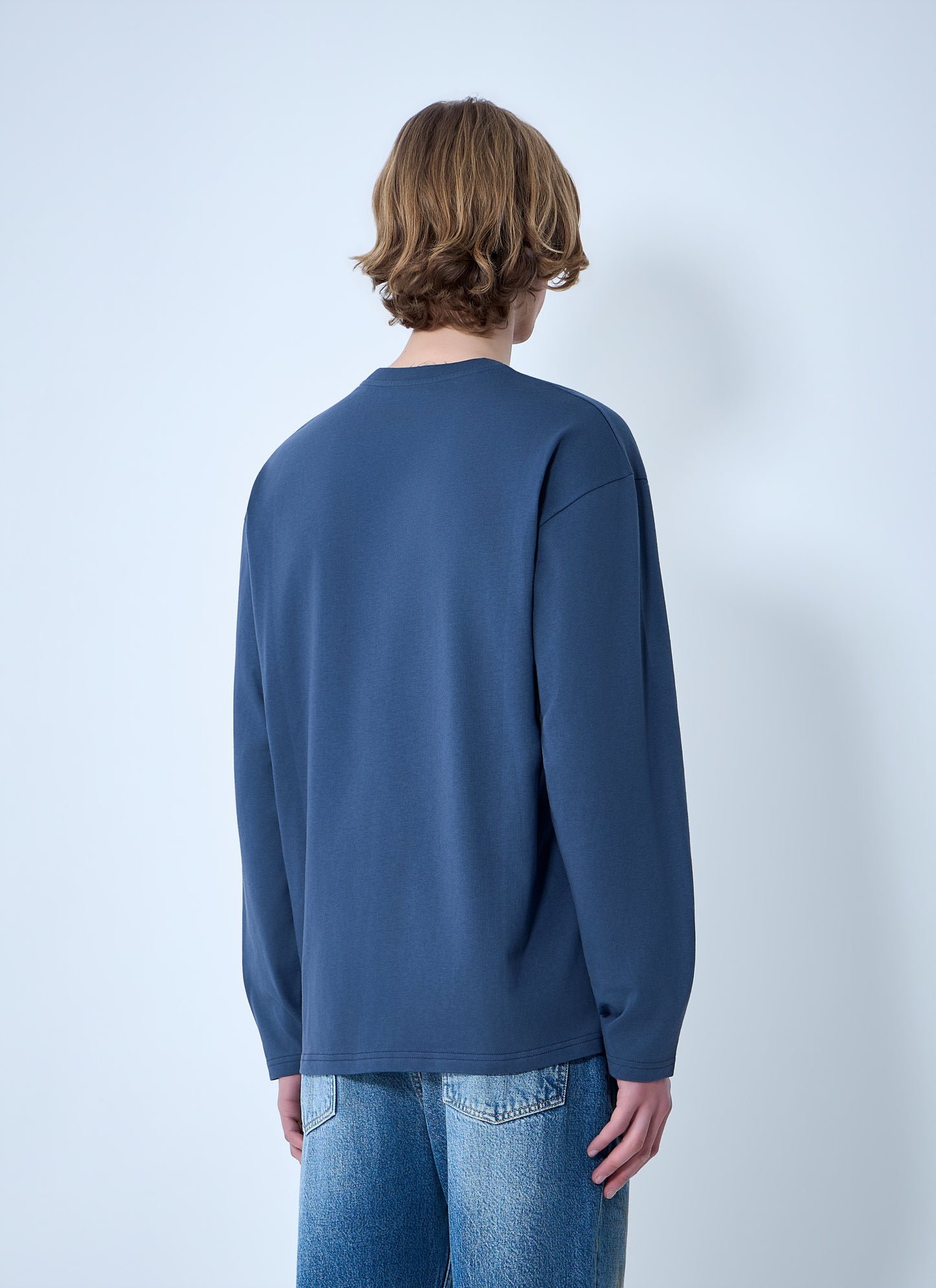 Jil Sander Men Ribbed Crewneck Long Sleeve Top JIL SANDER