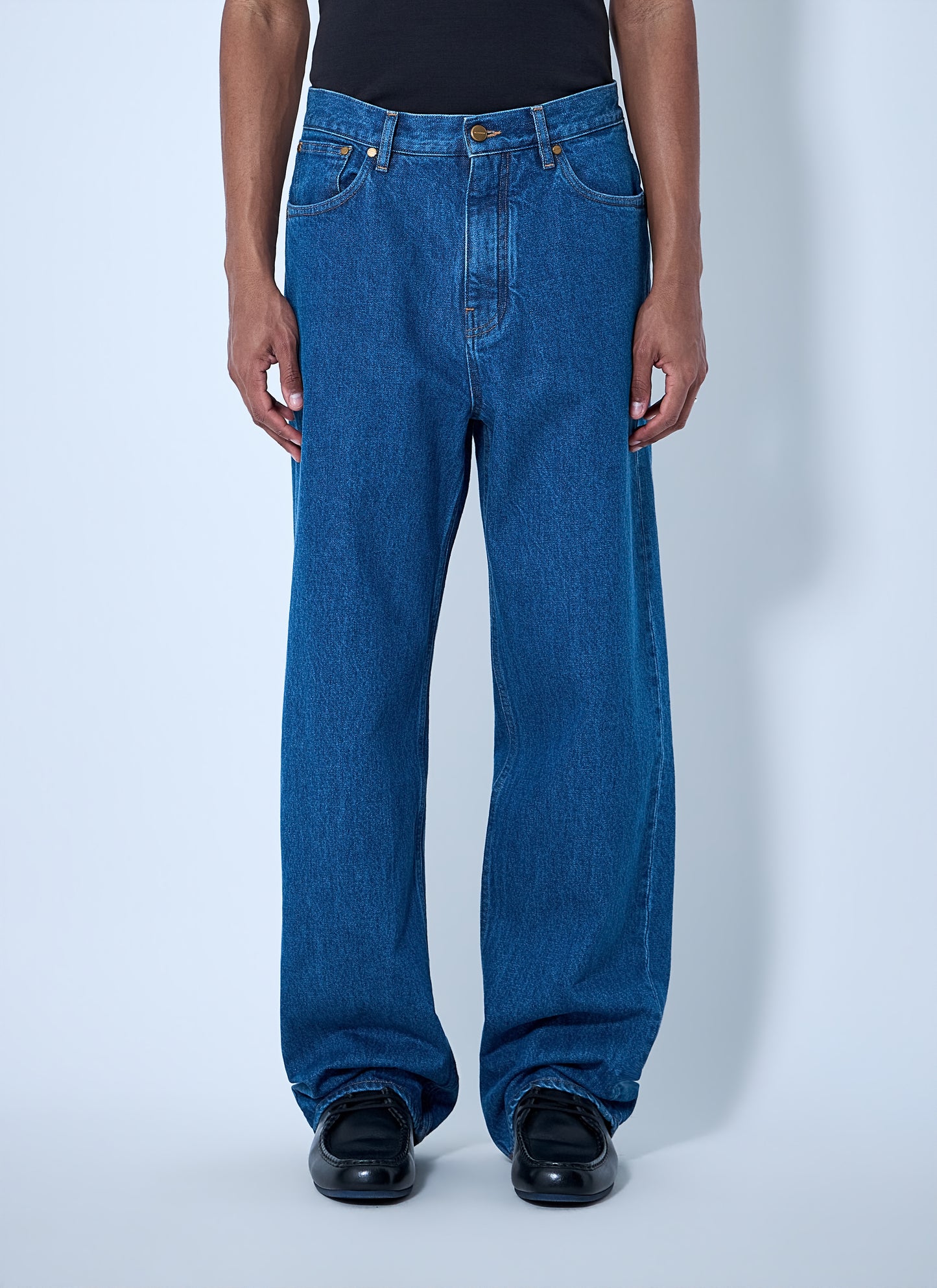Jil Sander Men Wide-Leg Denim Jeans JIL SANDER