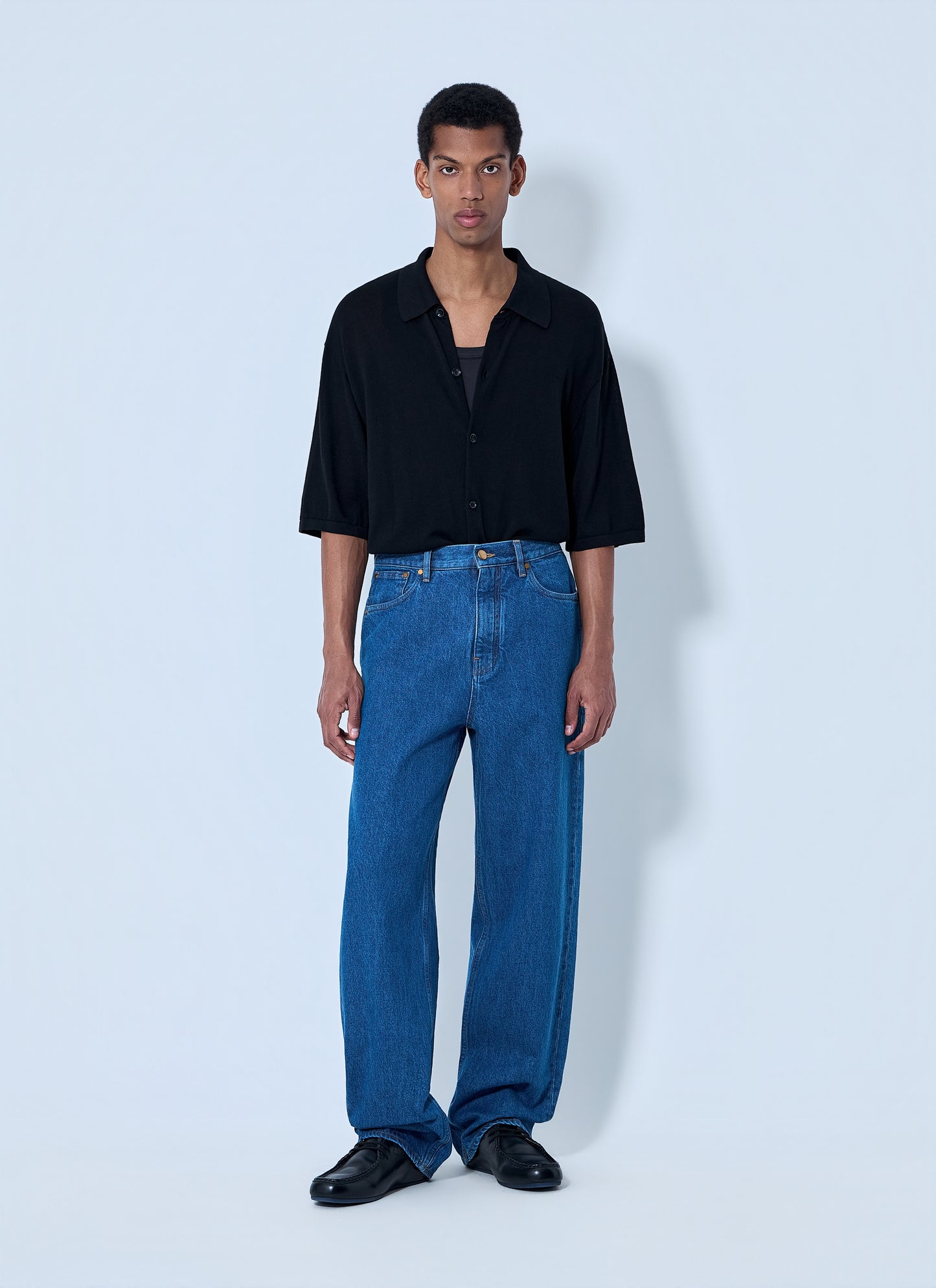 Jil Sander Men Wide-Leg Denim Jeans JIL SANDER