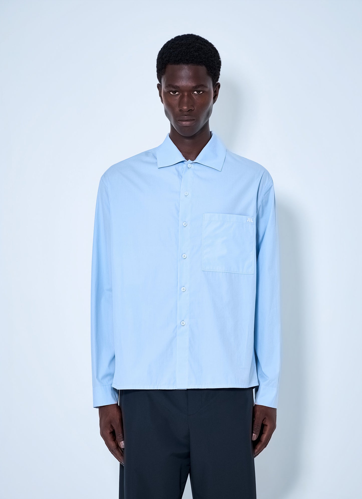 Jil Sander Men Button-Down Cotton Shirt JIL SANDER