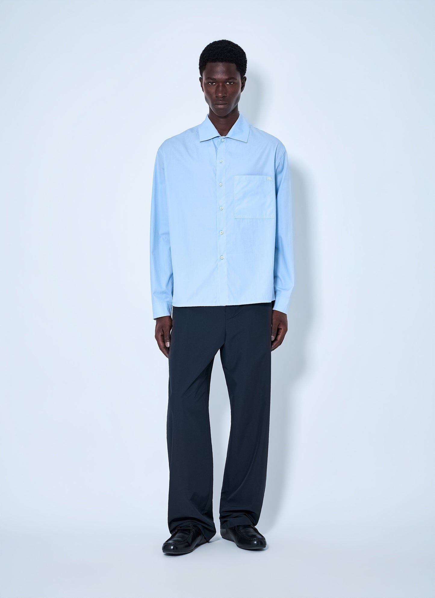 Jil Sander Men Button-Down Cotton Shirt JIL SANDER