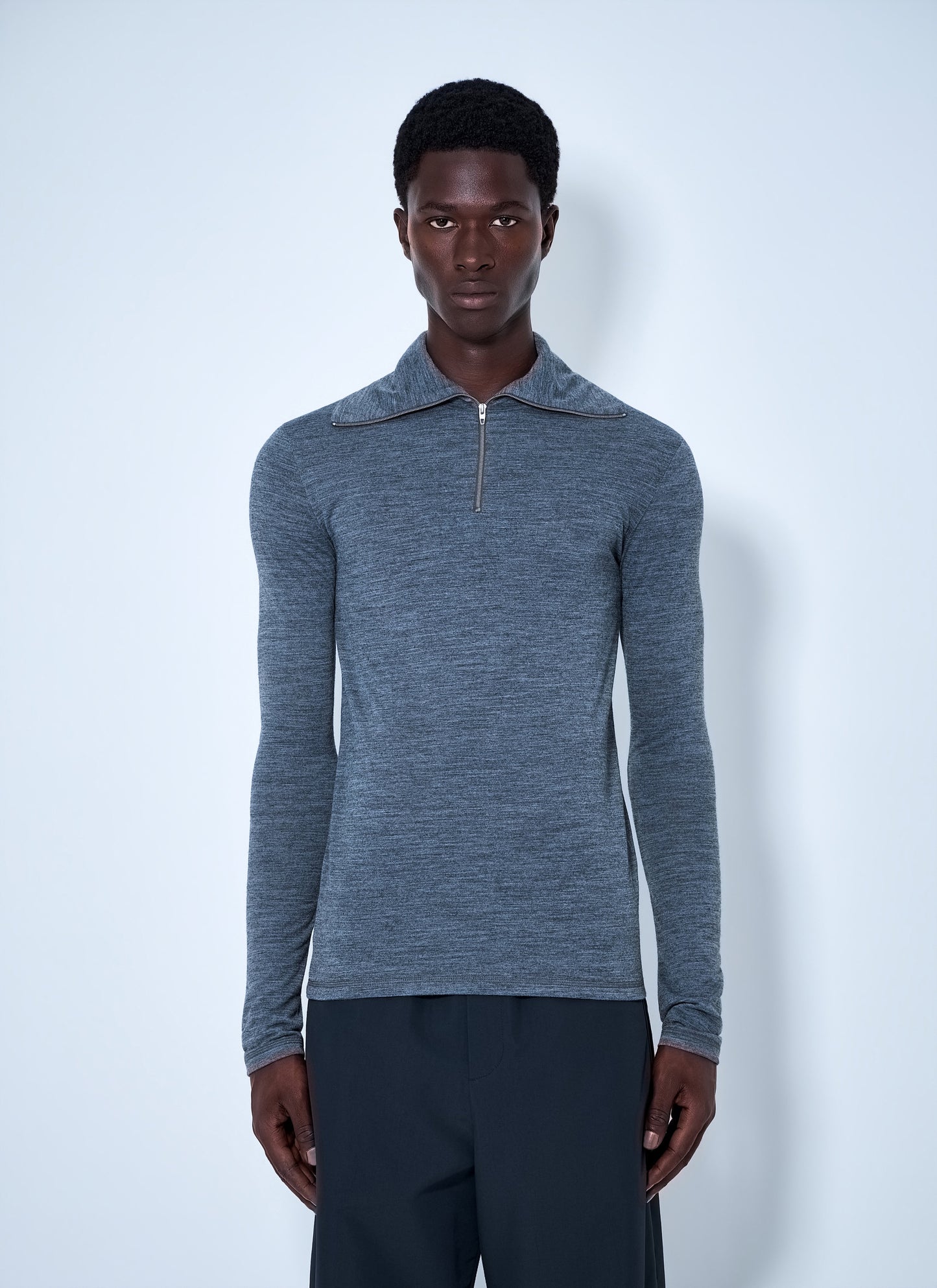 Jil Sander Men Half-Zip Long Sleeve Top JIL SANDER