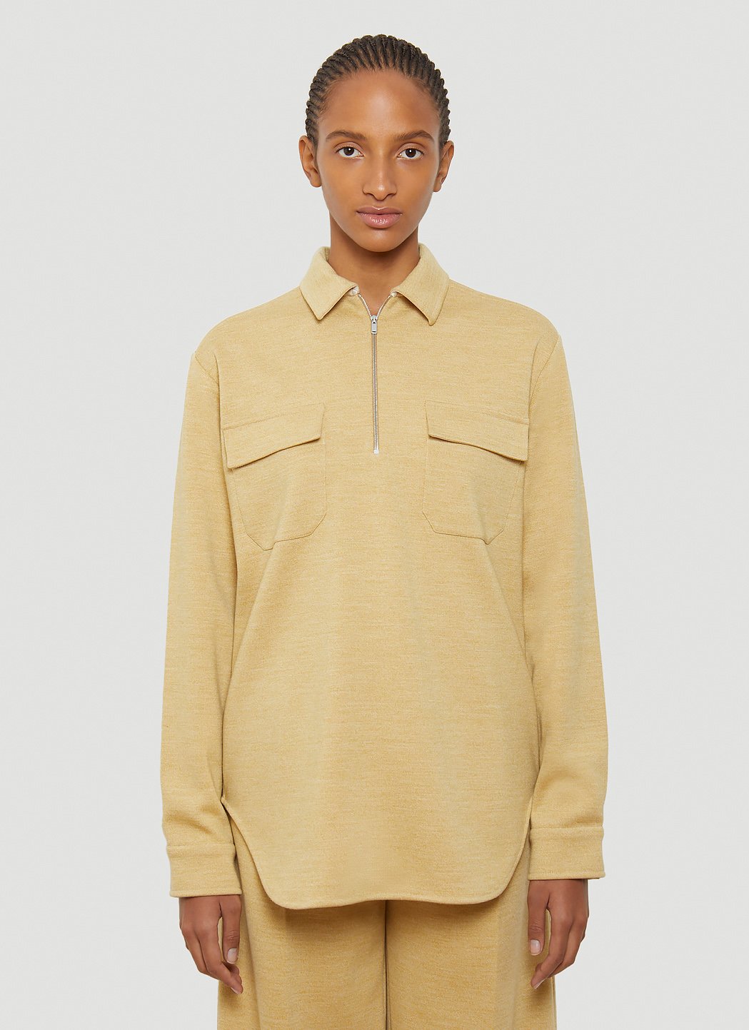 Jil Sander Women Half-Zip Shirt JIL SANDER