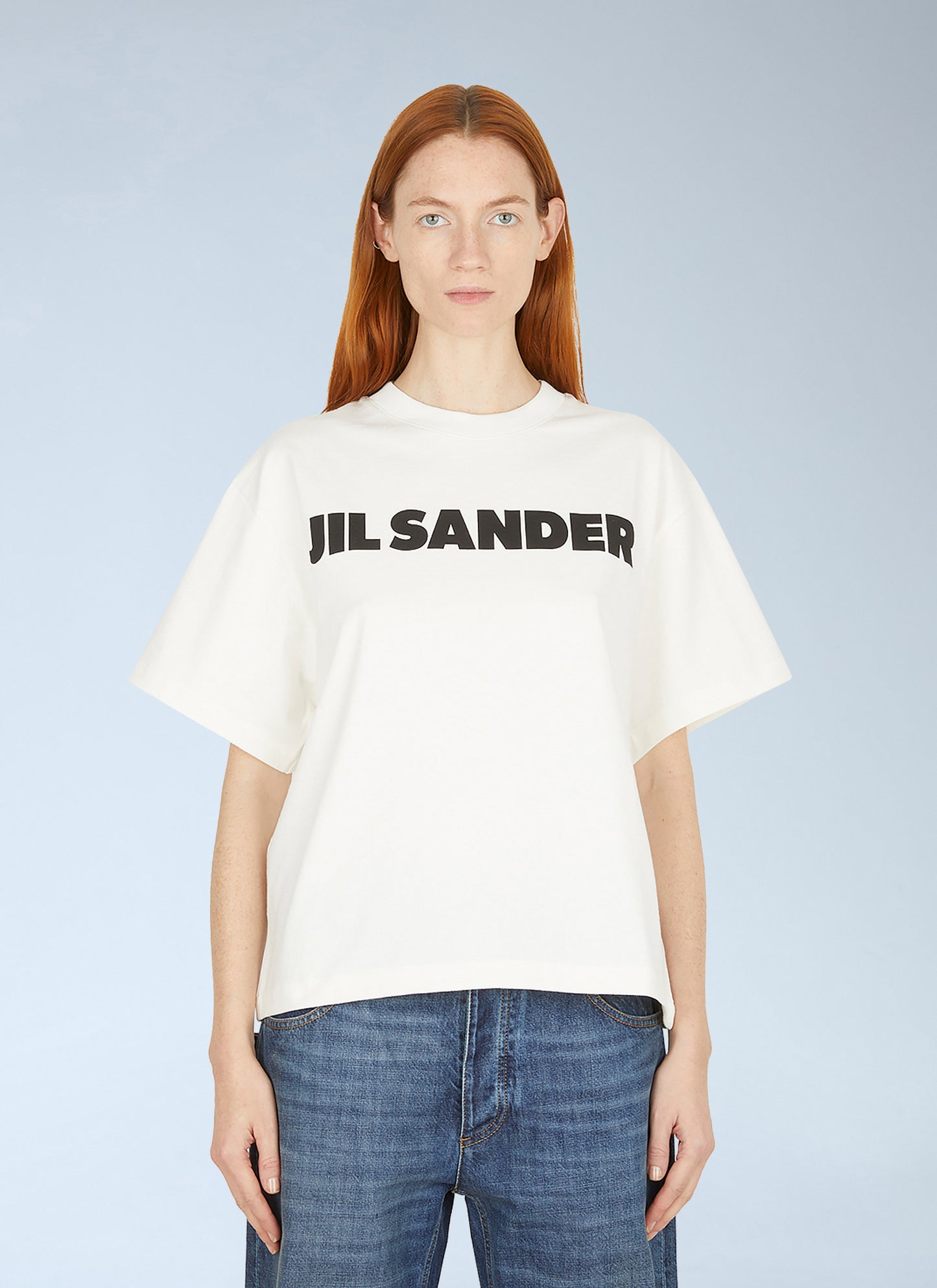 Jil Sander Women Logo Print T-Shirt JIL SANDER
