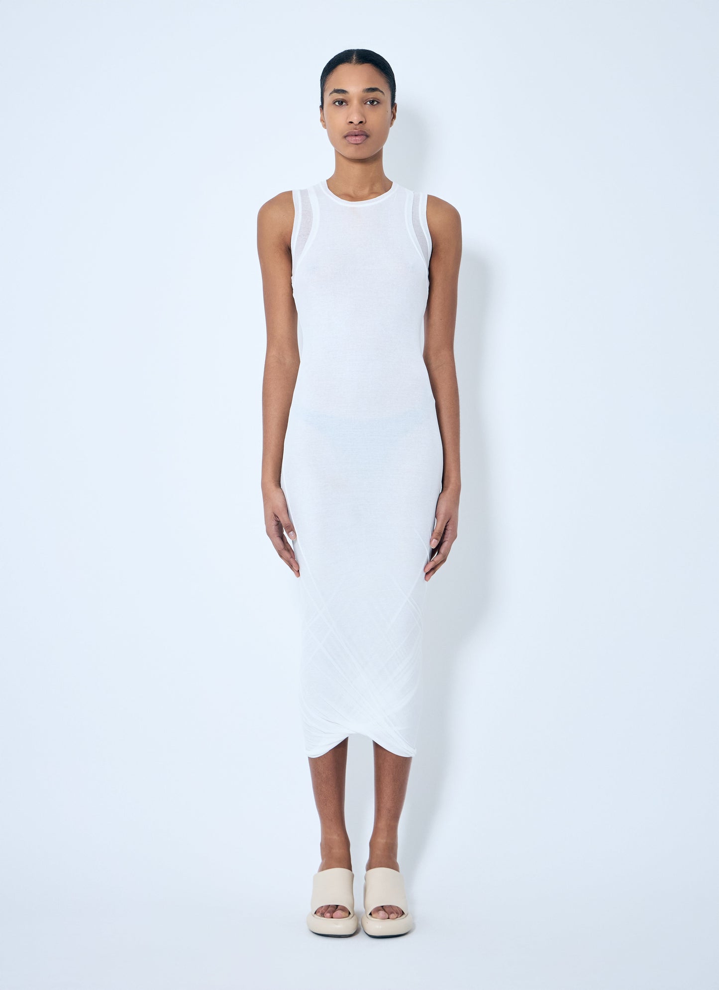 Jil Sander Women Layered Midi Dress JIL SANDER