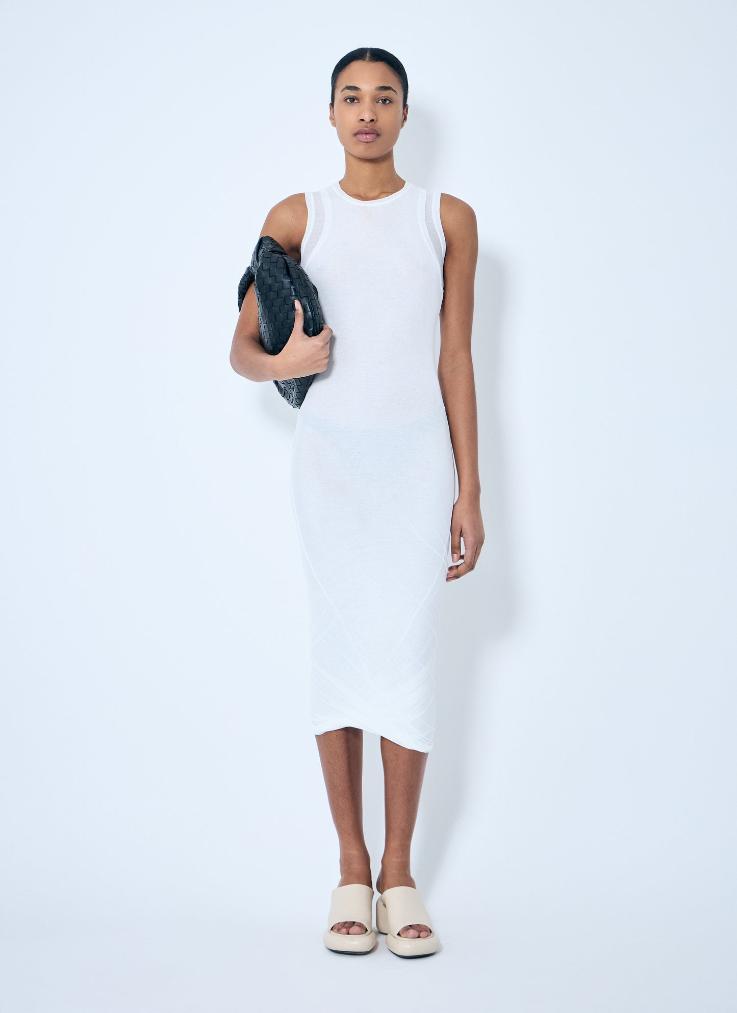 Jil Sander Women Layered Midi Dress JIL SANDER