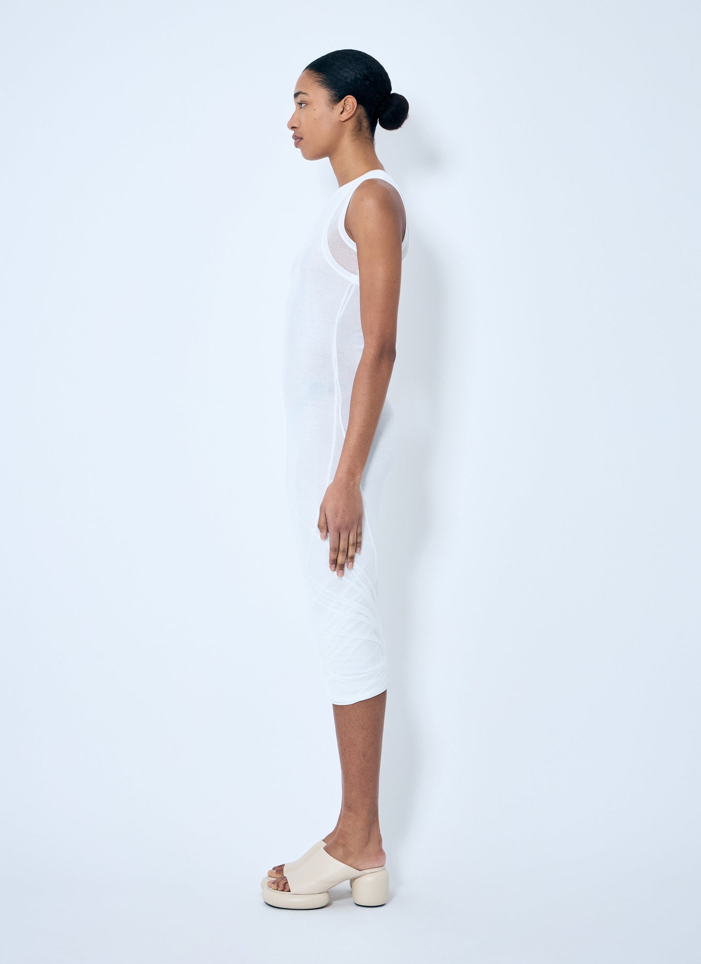 Jil Sander Women Layered Midi Dress JIL SANDER