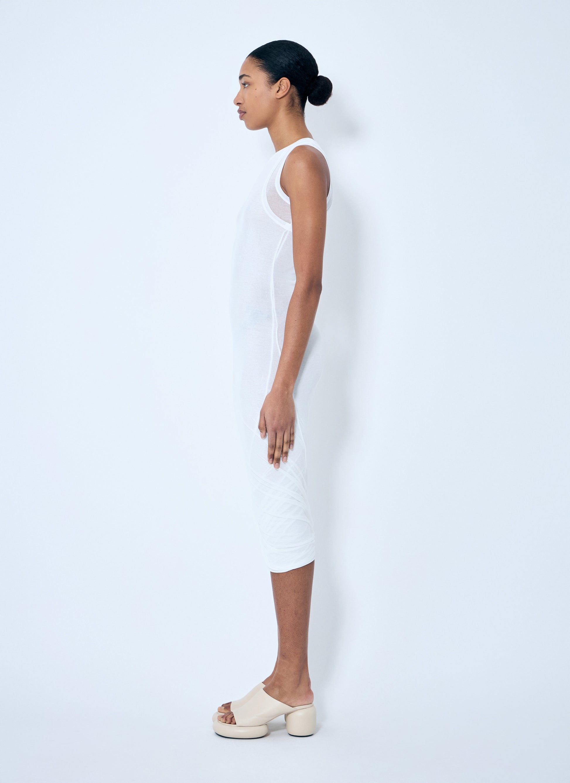 Jil Sander Women Layered Midi Dress JIL SANDER