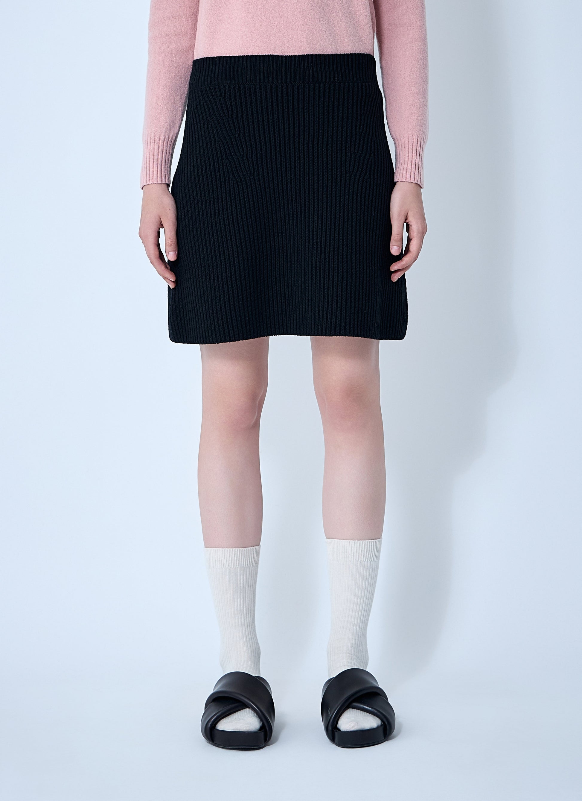 Jil Sander Women Wool Mini Skirt JIL SANDER