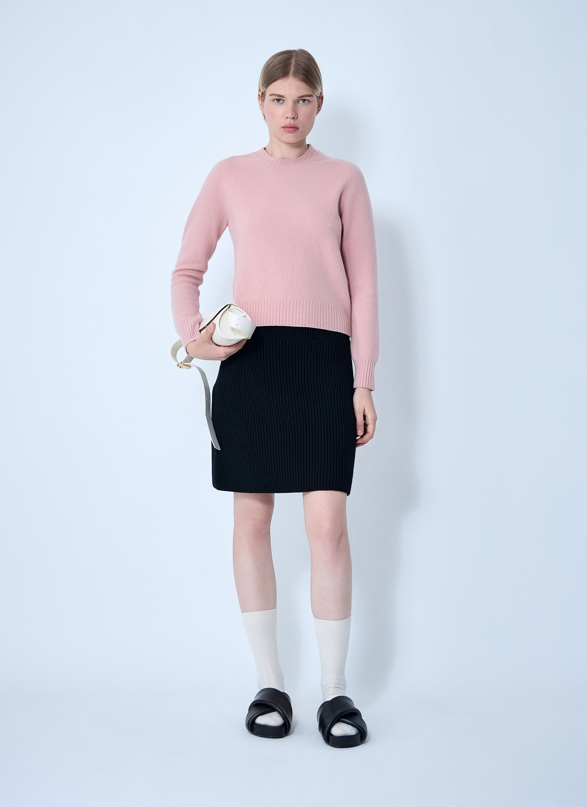 Jil Sander Women Wool Mini Skirt JIL SANDER
