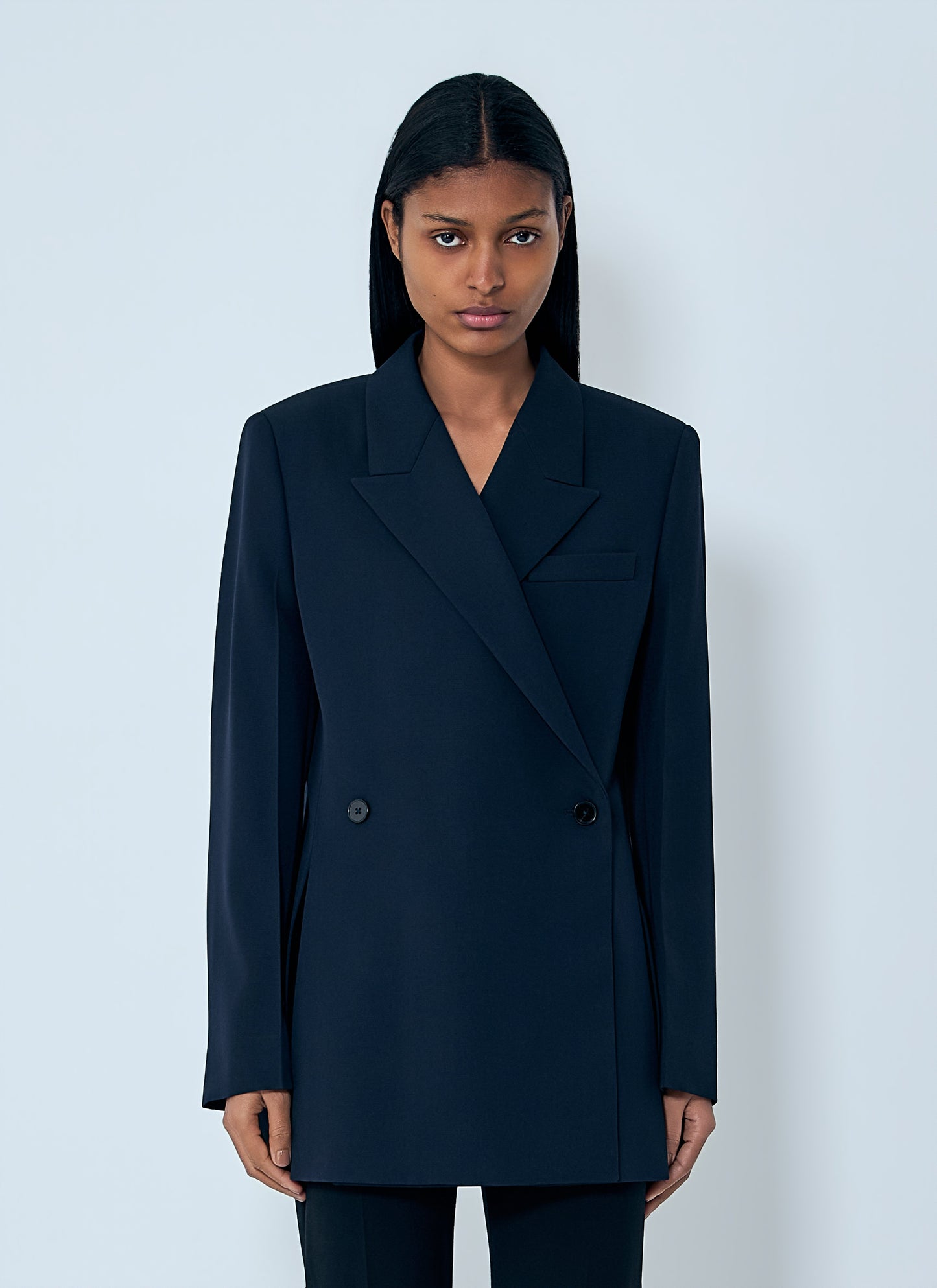 Jil Sander Women Double-Breasted Wool Blazer JIL SANDER