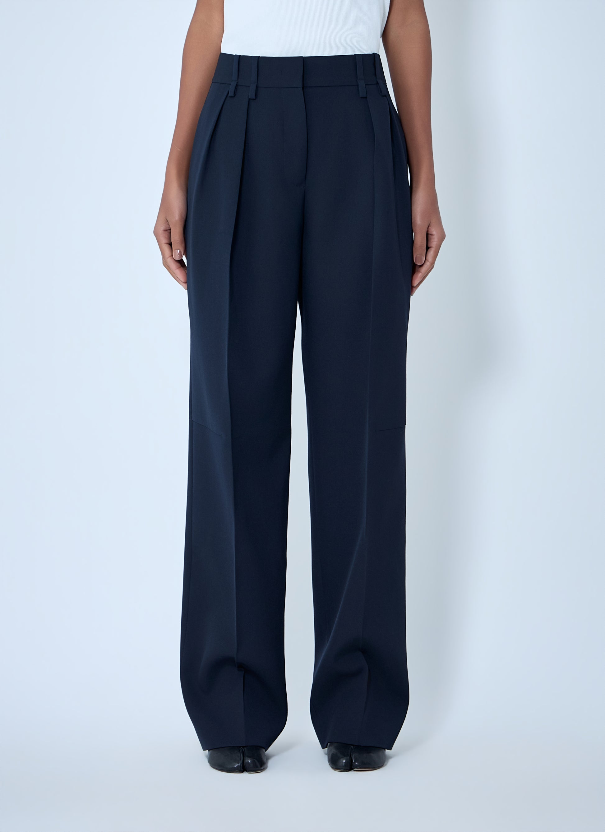 Jil Sander Women High-Waisted Pleated Pants JIL SANDER