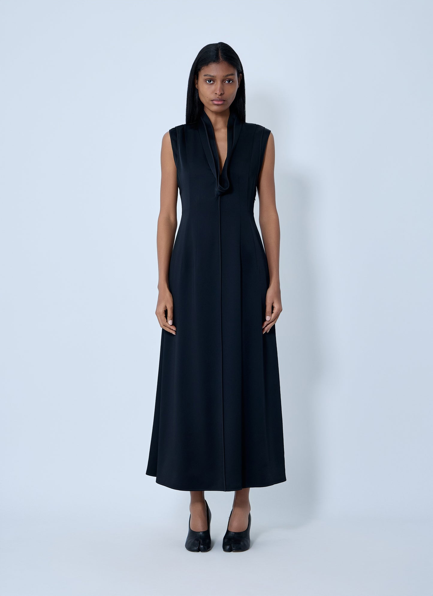 Jil Sander Women V-Neck Midi Dress JIL SANDER