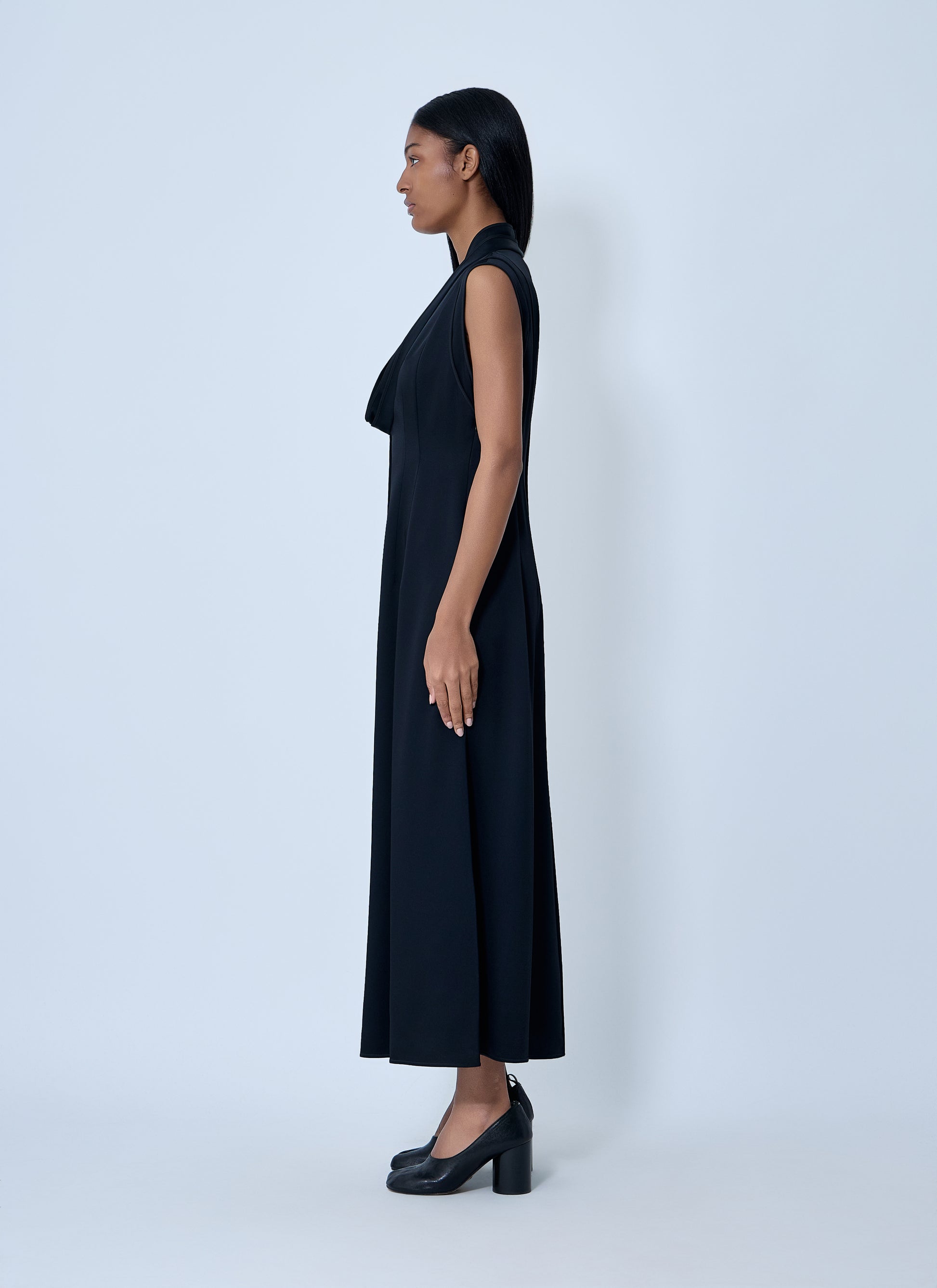 Jil Sander Women V-Neck Midi Dress JIL SANDER