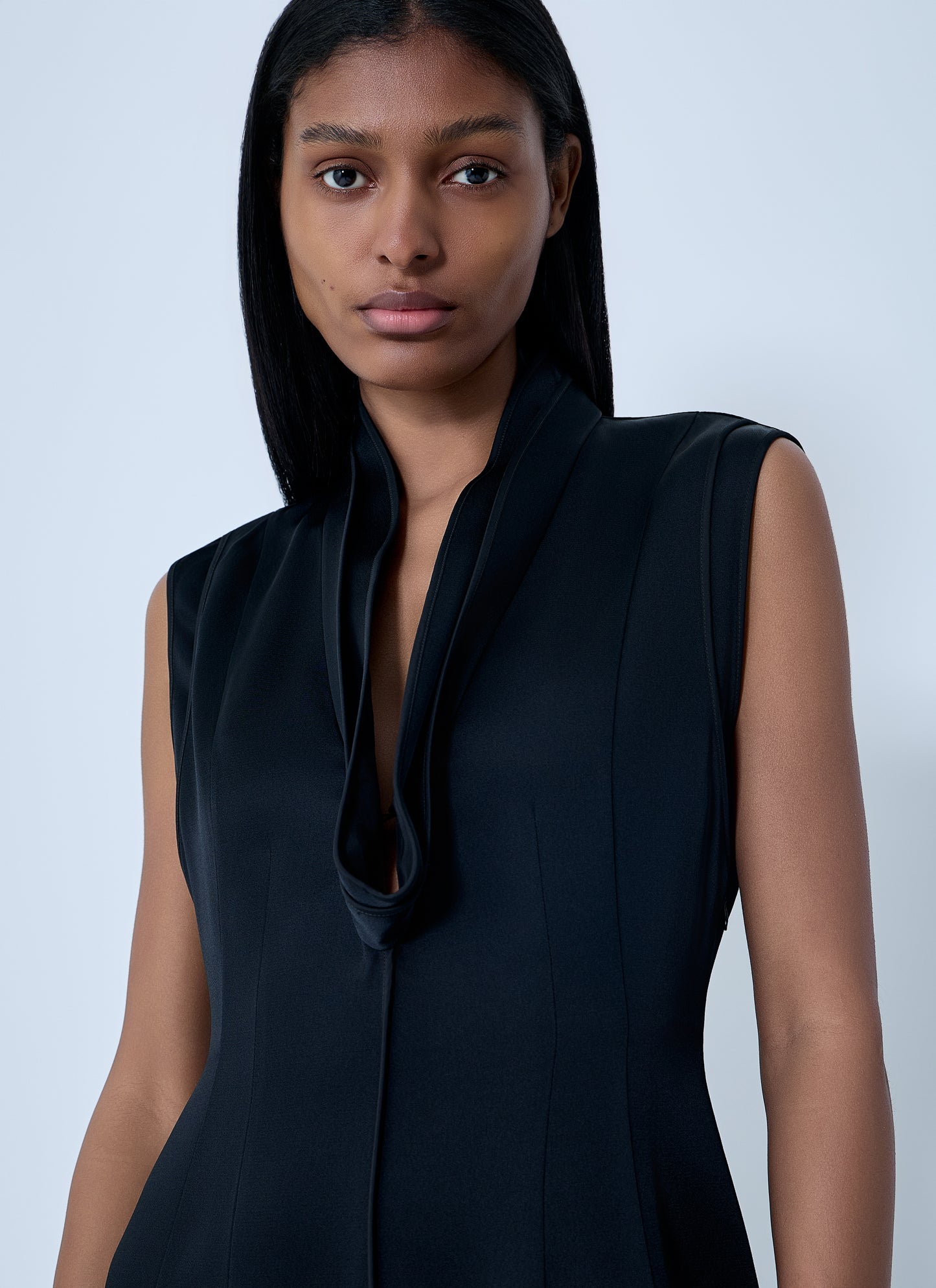 Jil Sander Women V-Neck Midi Dress JIL SANDER