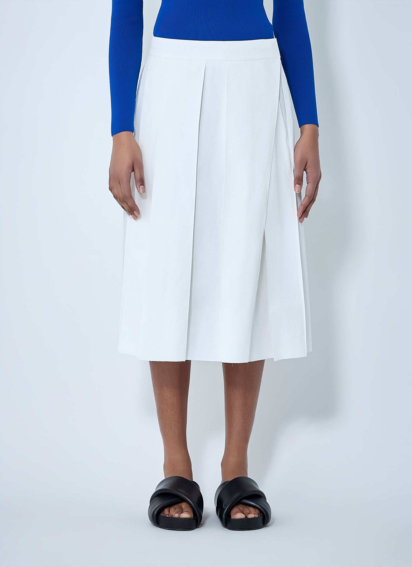 Jil Sander Women Pleated Midi Skirt JIL SANDER