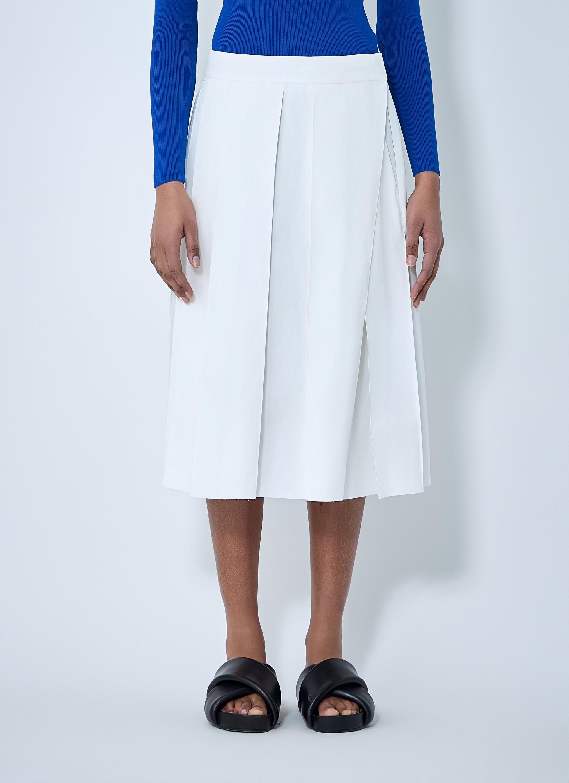 Jil Sander Women Pleated Midi Skirt JIL SANDER