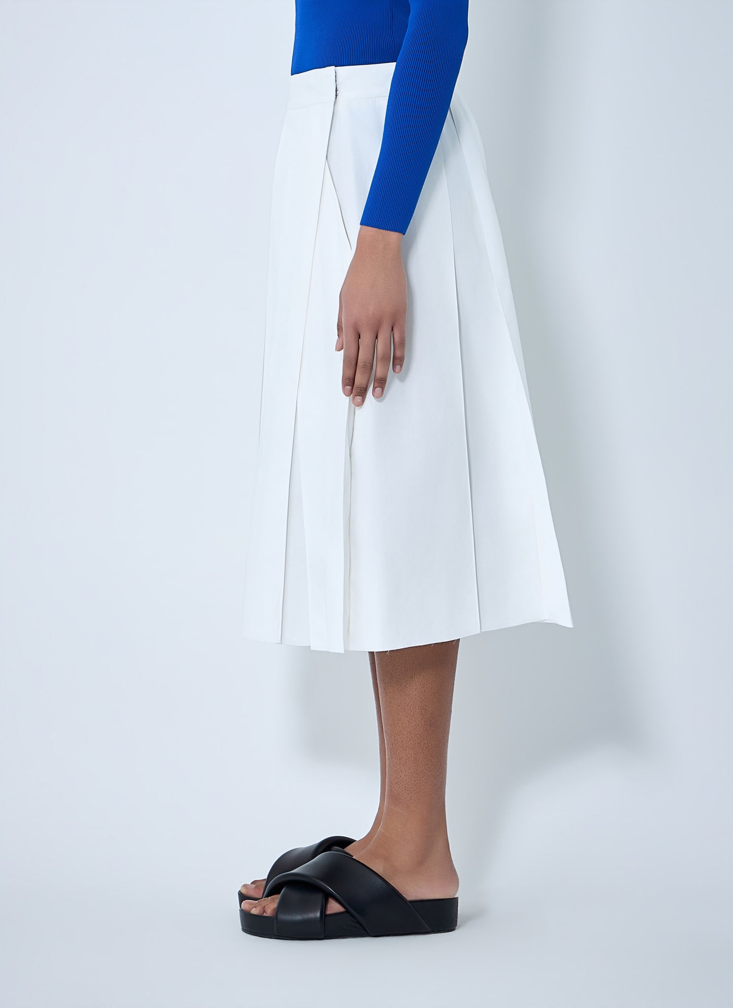 Jil Sander Women Pleated Midi Skirt JIL SANDER