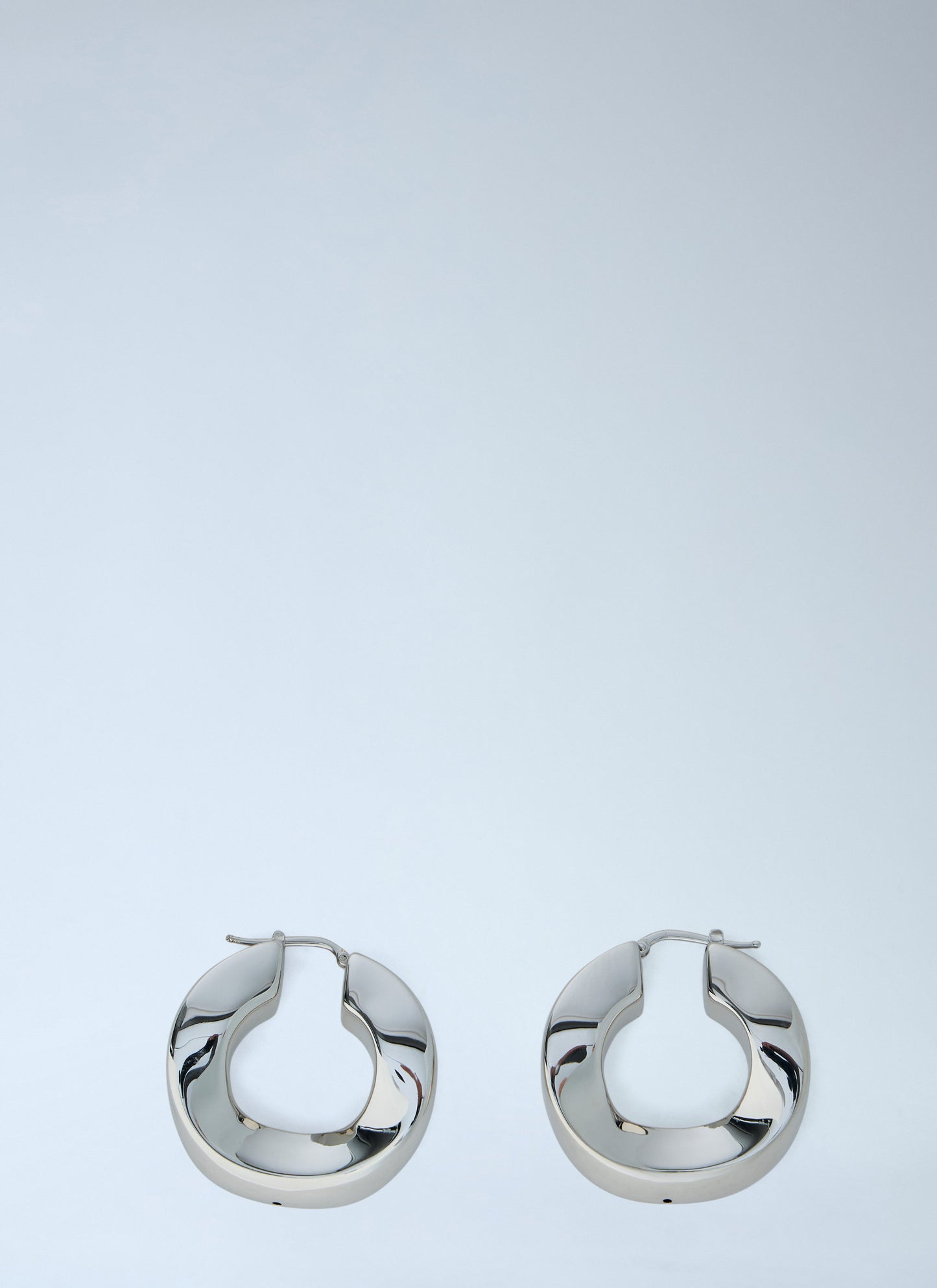 Jil Sander Women Sculpted Hoop Earrings JIL SANDER