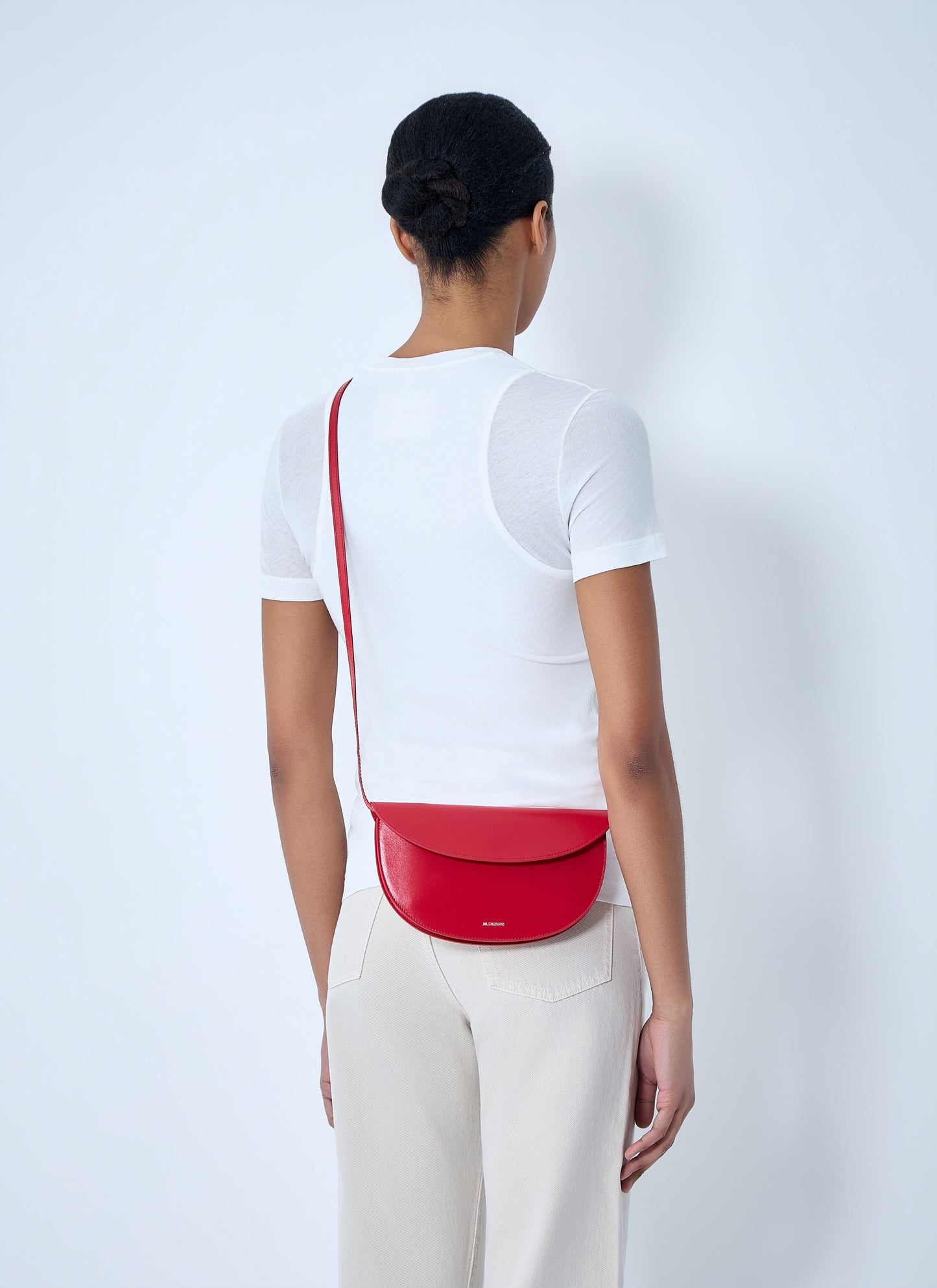 Jil Sander Women Curve Wallet With Strap JIL SANDER