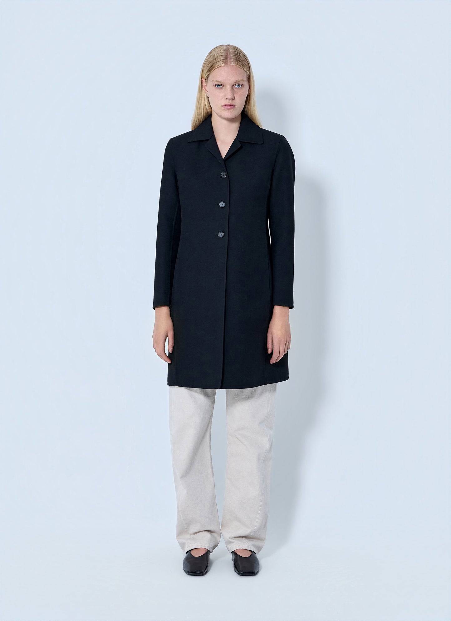 Jil Sander Women Single-Breasted Wool Coat JIL SANDER