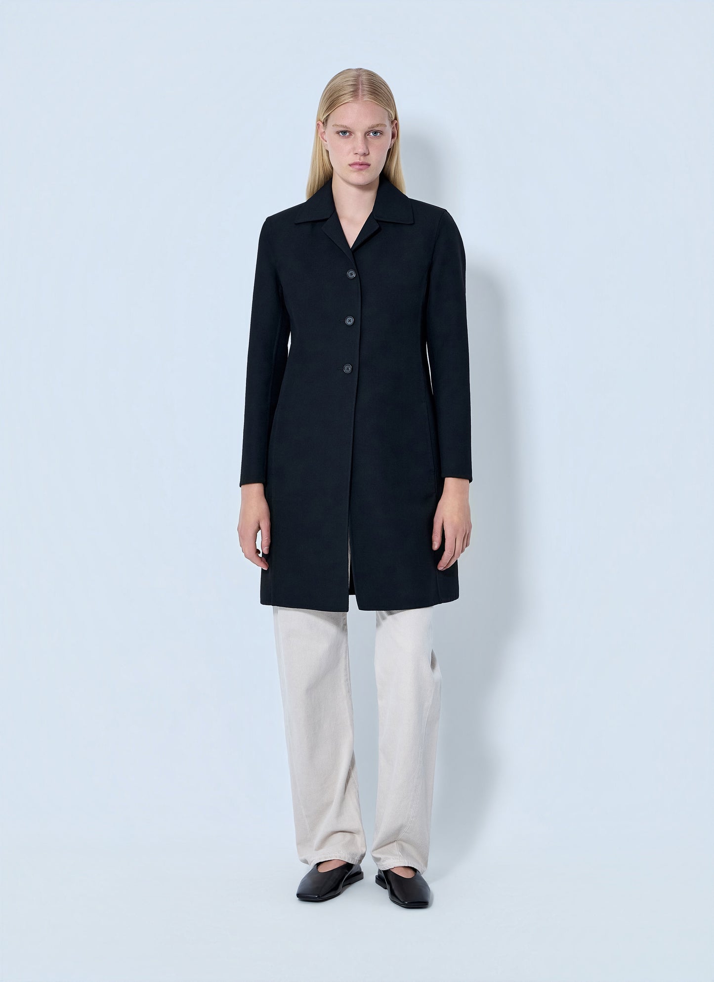 Jil Sander Women Single-Breasted Wool Coat JIL SANDER