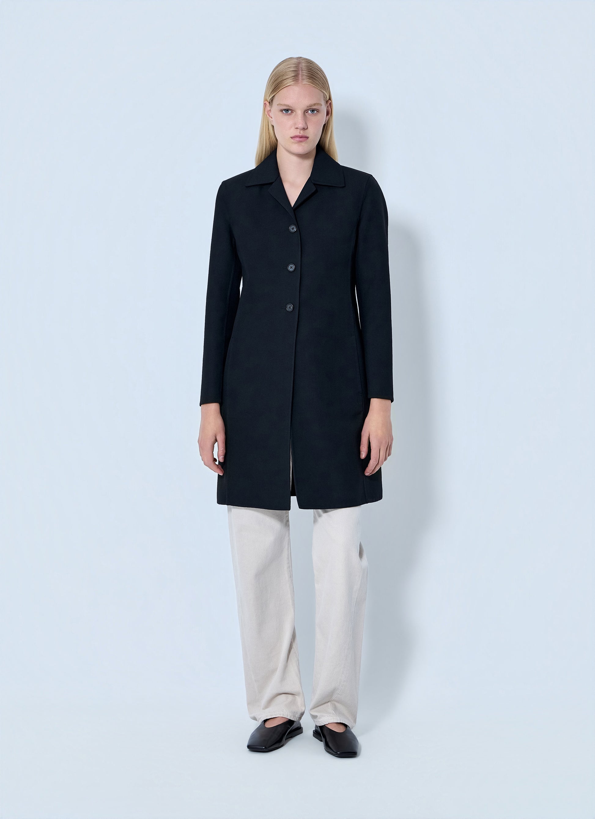 Jil Sander Women Single-Breasted Wool Coat JIL SANDER
