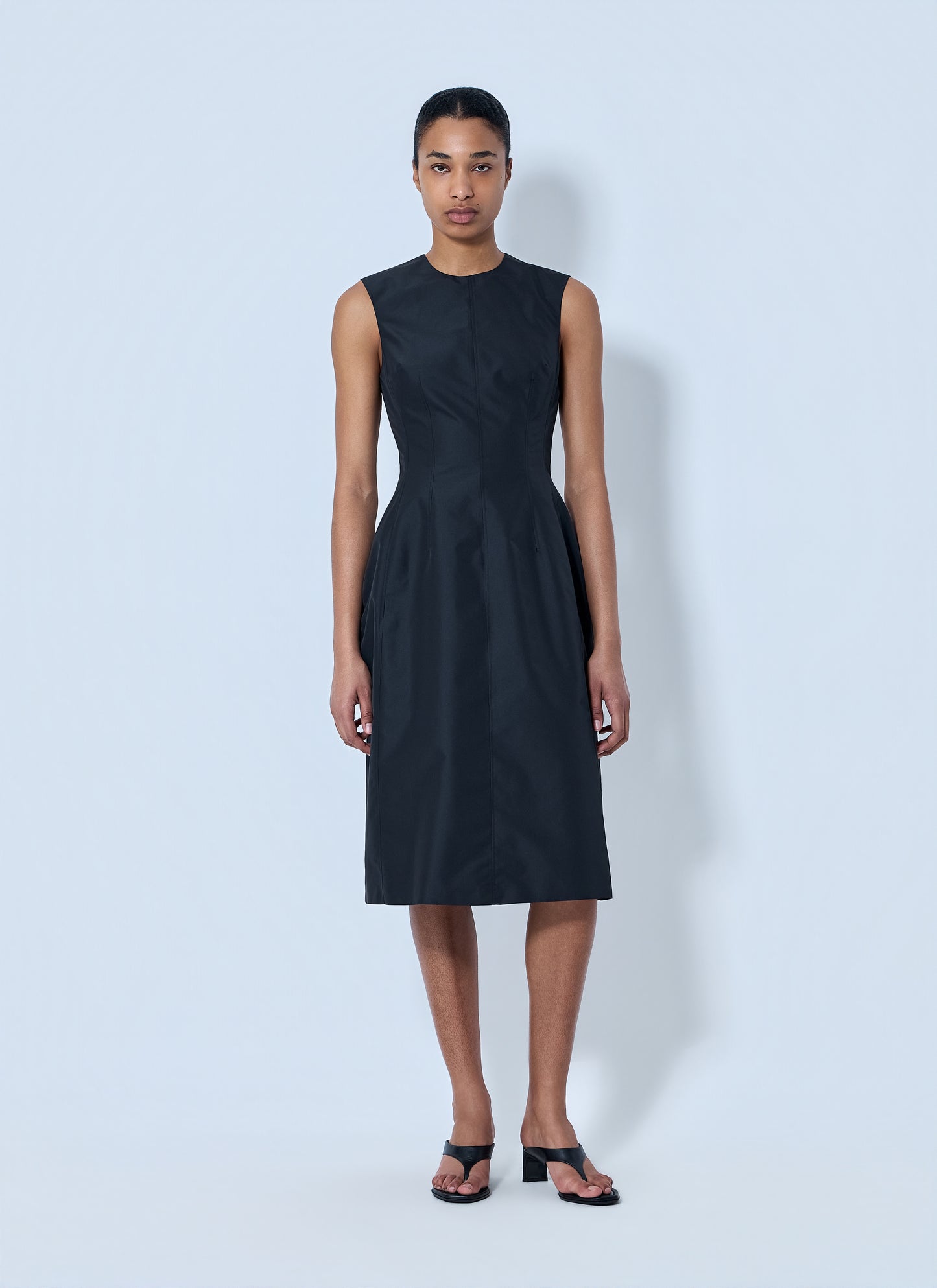 Jil Sander Women Sleeveless Structured Midi Dress JIL SANDER