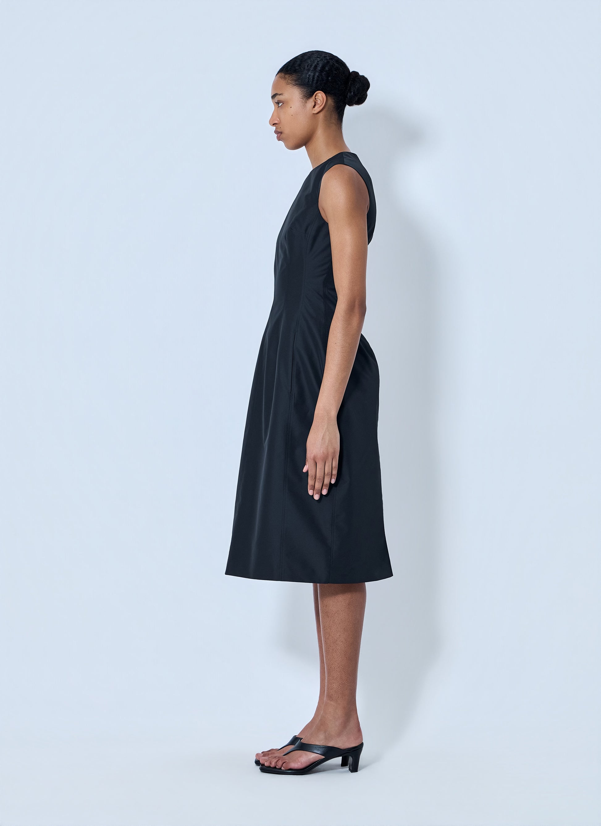 Jil Sander Women Sleeveless Structured Midi Dress JIL SANDER