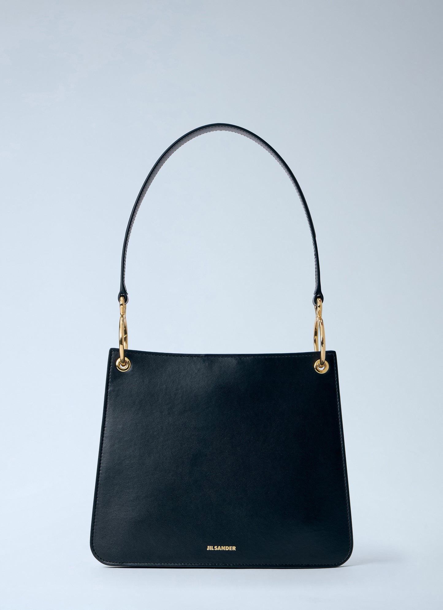 Jil Sander Women Structured Leather Shoulder Bag JIL SANDER