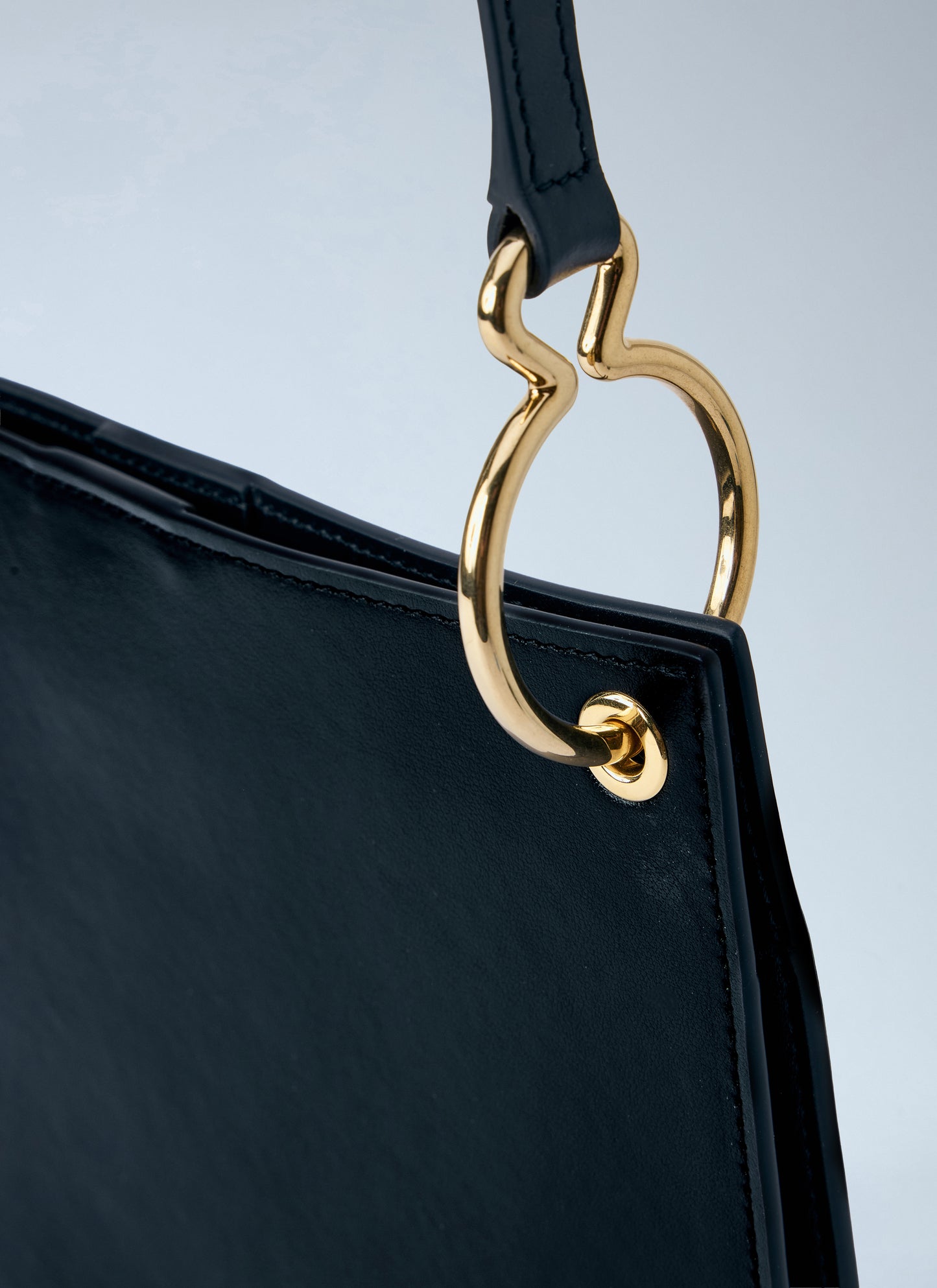 Jil Sander Women Structured Leather Shoulder Bag JIL SANDER