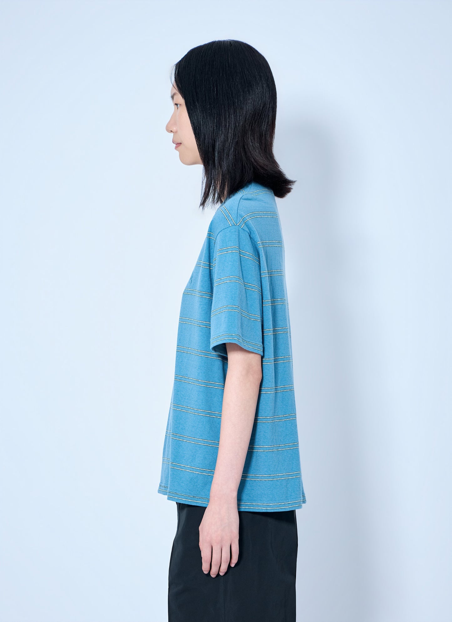 Jil Sander Women Striped Crewneck T-Shirt JIL SANDER