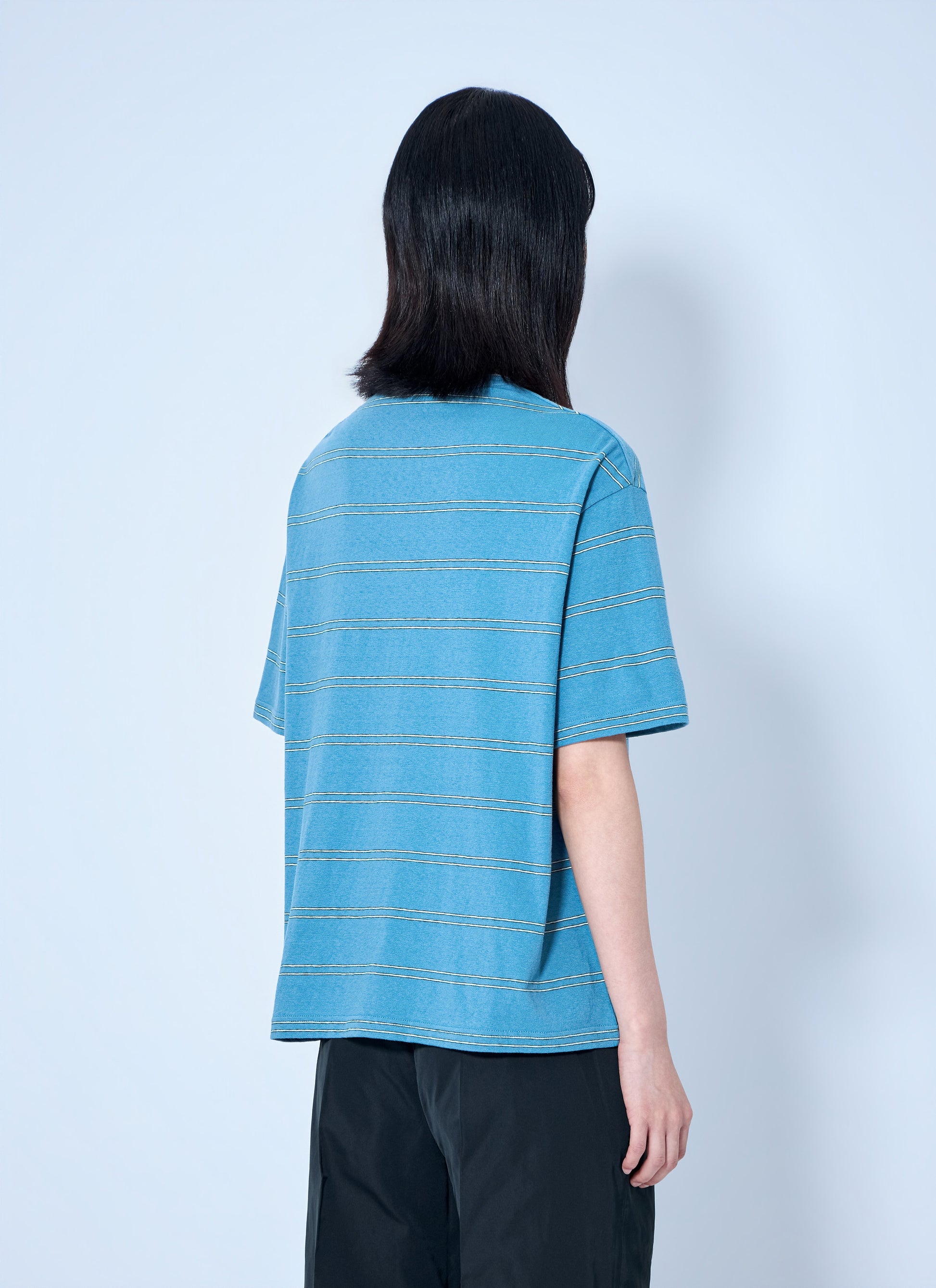 Jil Sander Women Striped Crewneck T-Shirt JIL SANDER