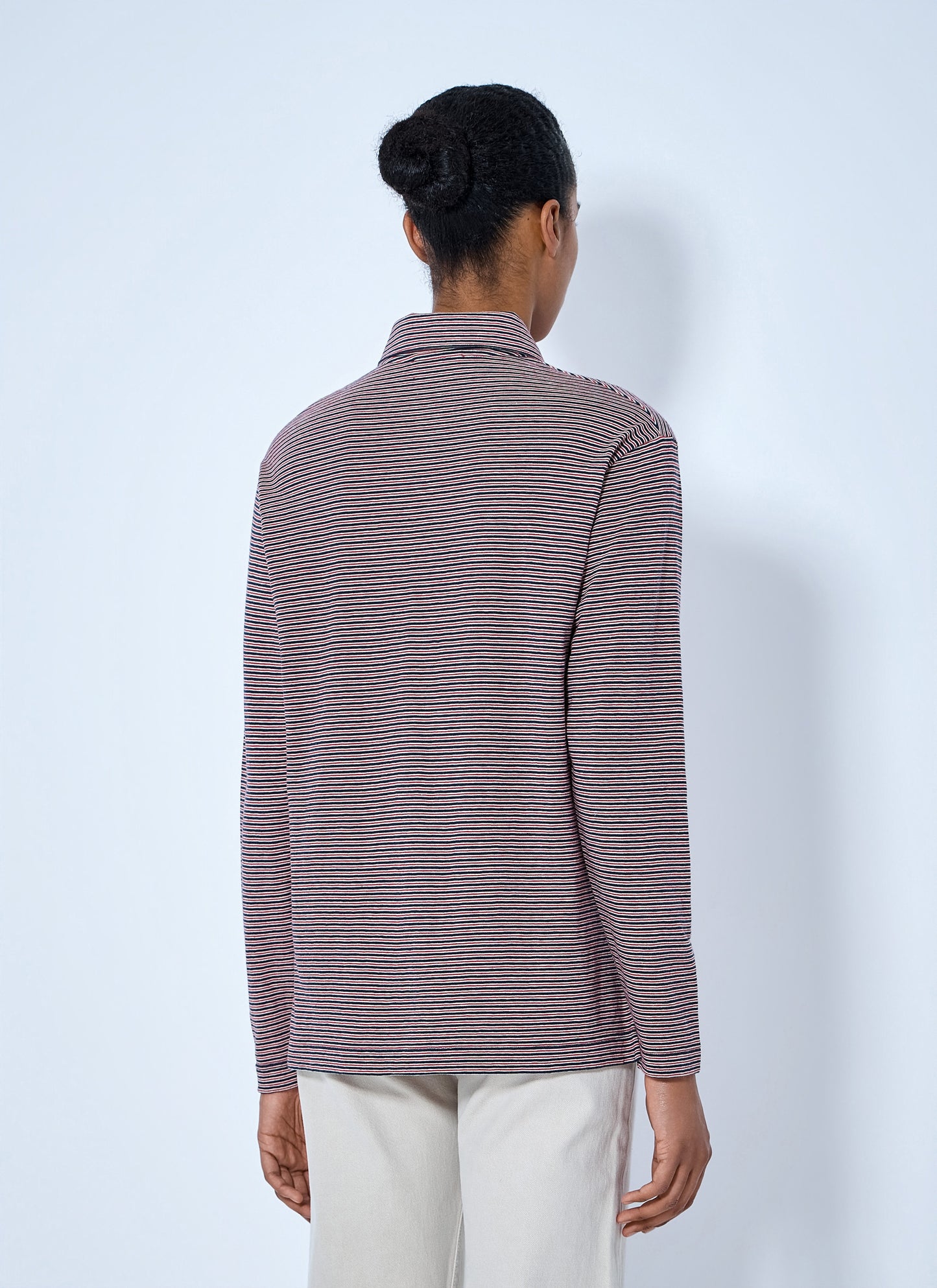Jil Sander Women Long Sleeve Polo Shirt JIL SANDER
