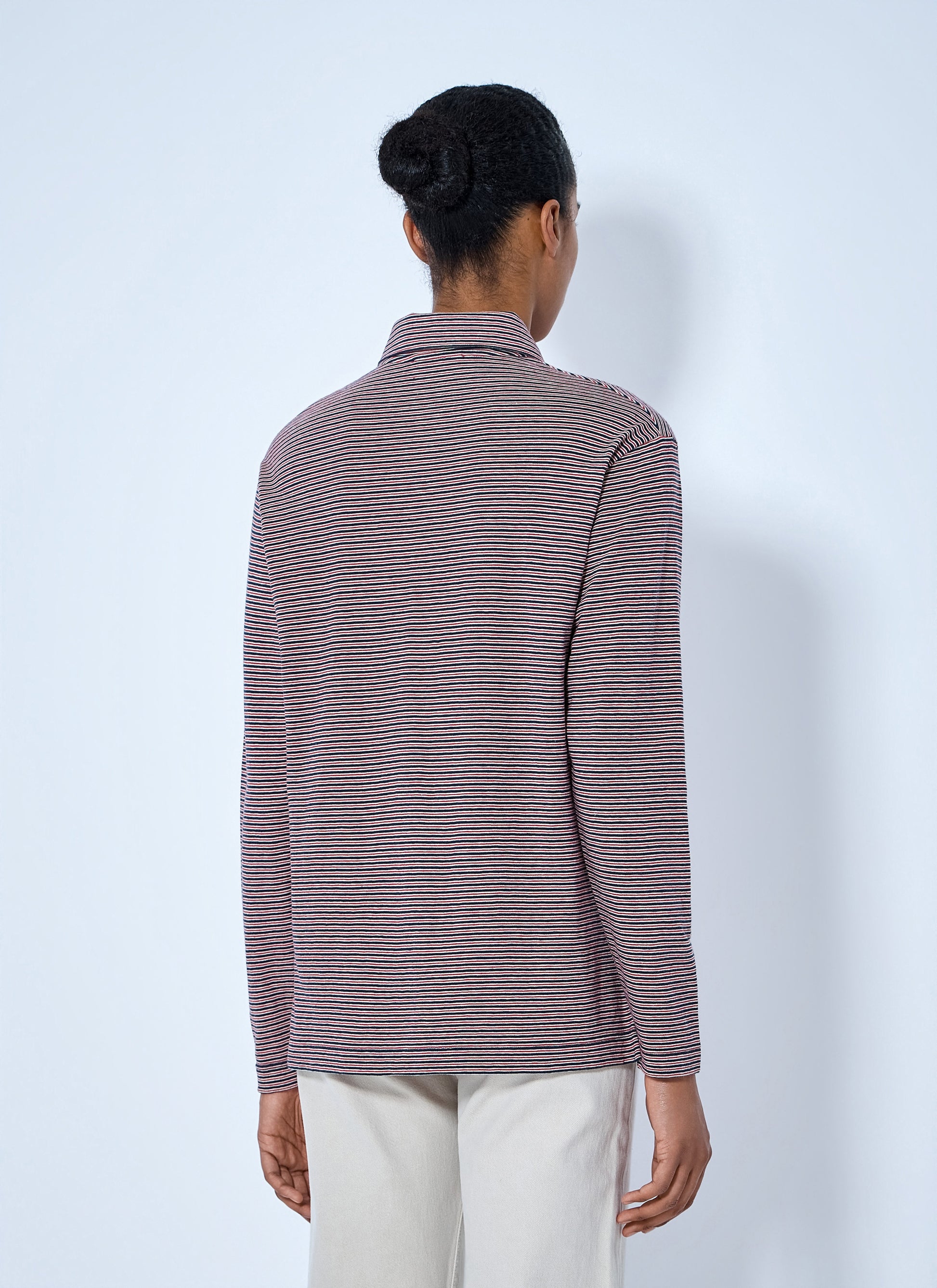 Jil Sander Women Long Sleeve Polo Shirt JIL SANDER