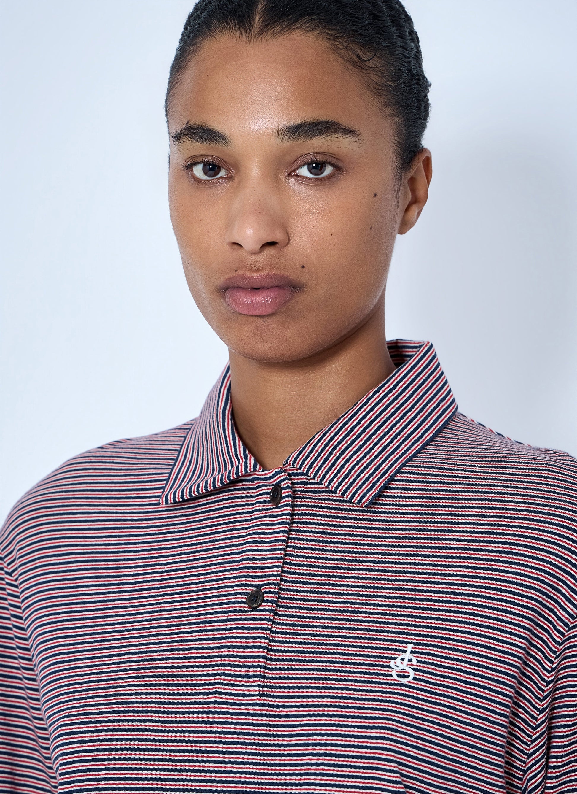 Jil Sander Women Long Sleeve Polo Shirt JIL SANDER