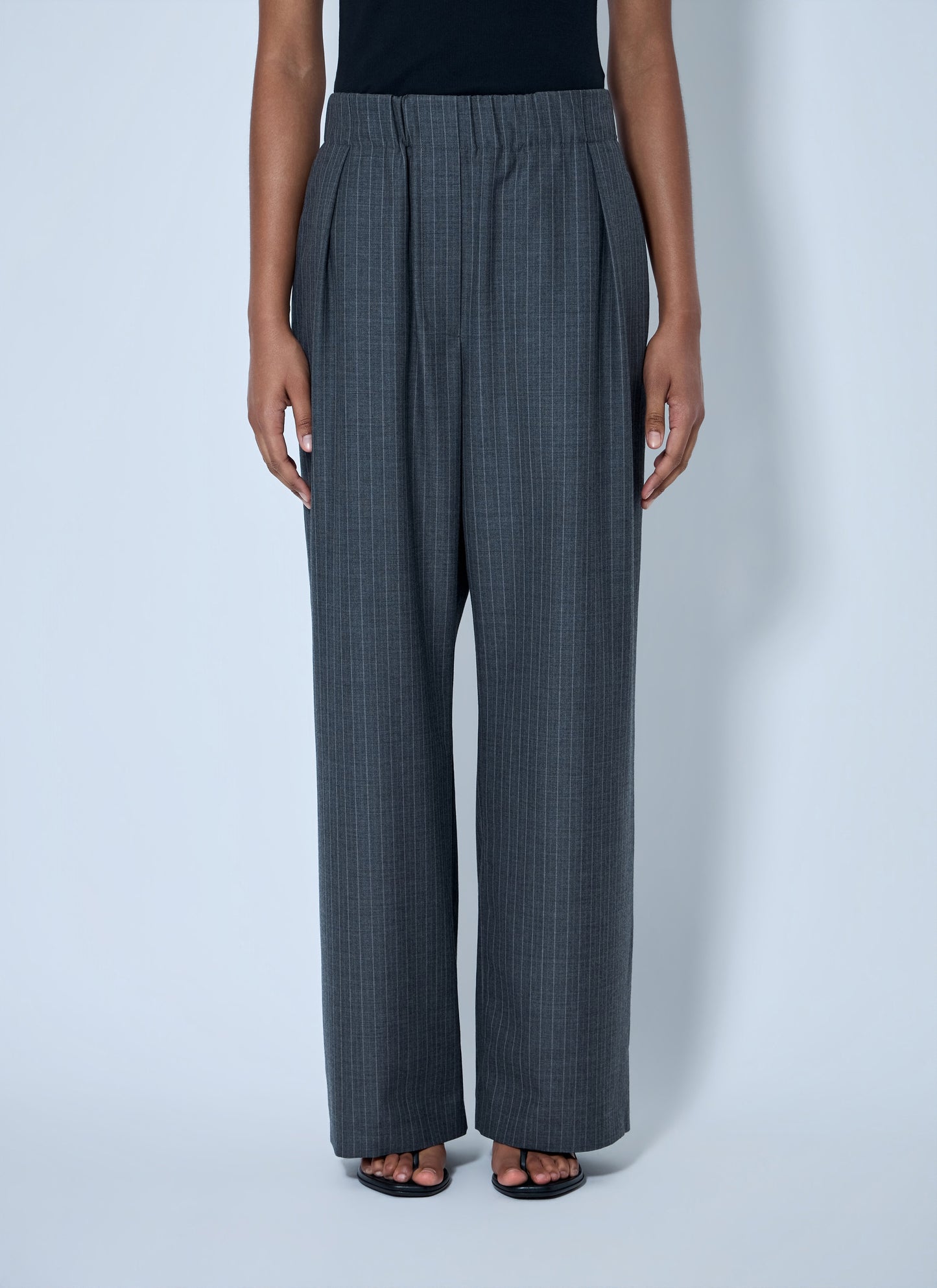 Jil Sander Women Pinstripe Wide-Leg Trousers