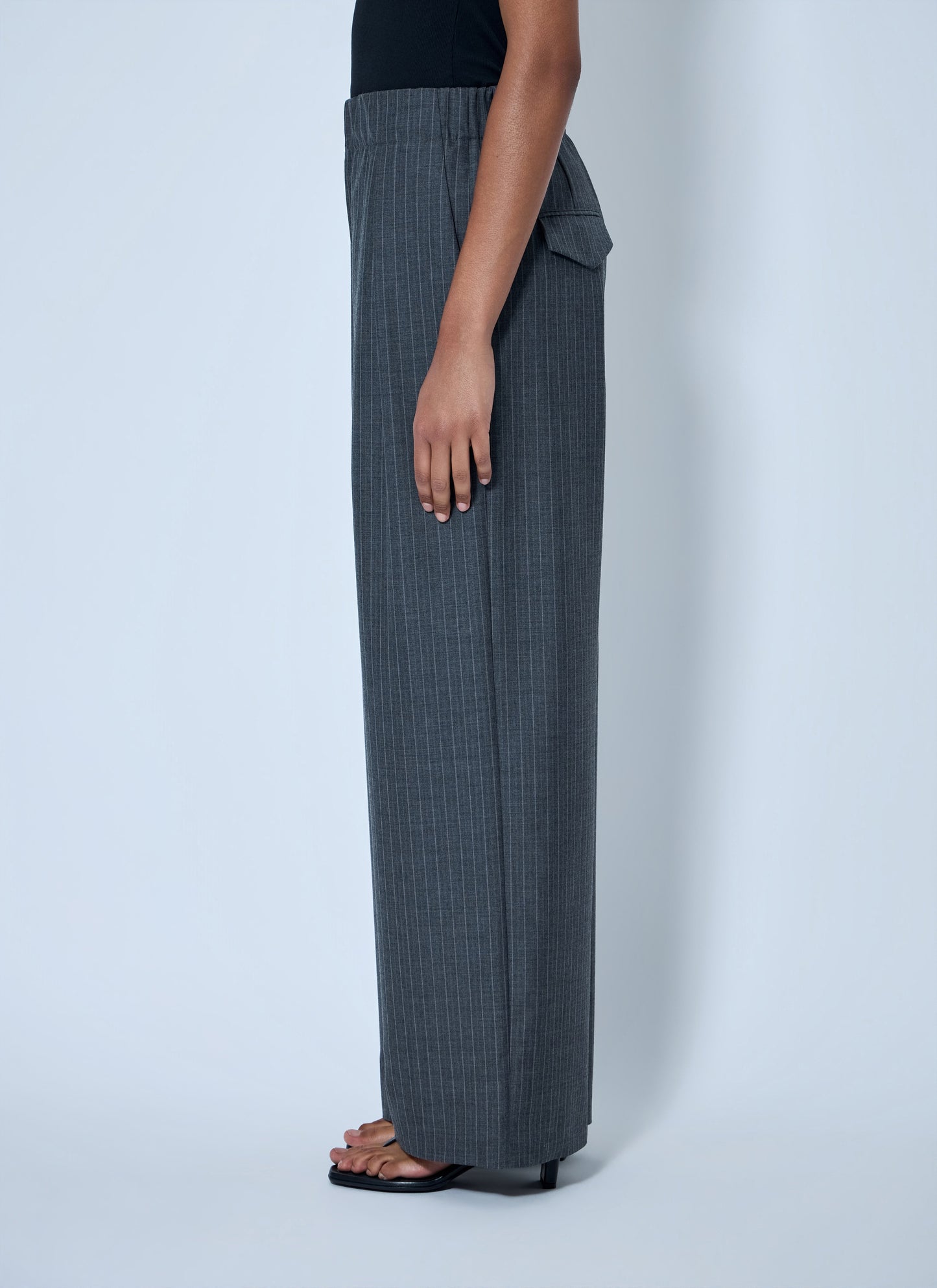 Jil Sander Women Pinstripe Wide-Leg Trousers