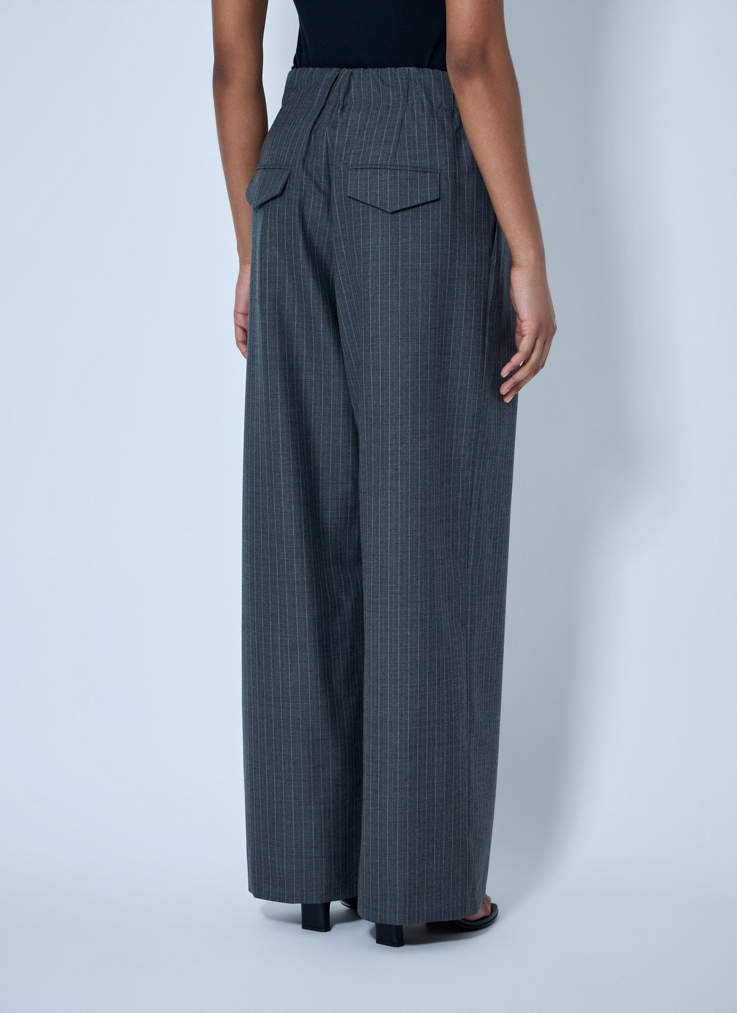 Jil Sander Women Pinstripe Wide-Leg Trousers