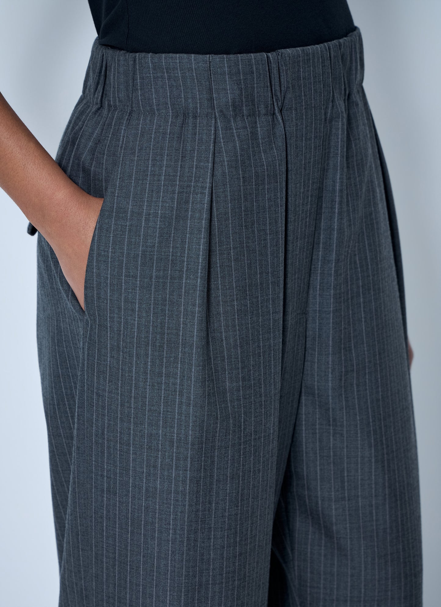Jil Sander Women Pinstripe Wide-Leg Trousers