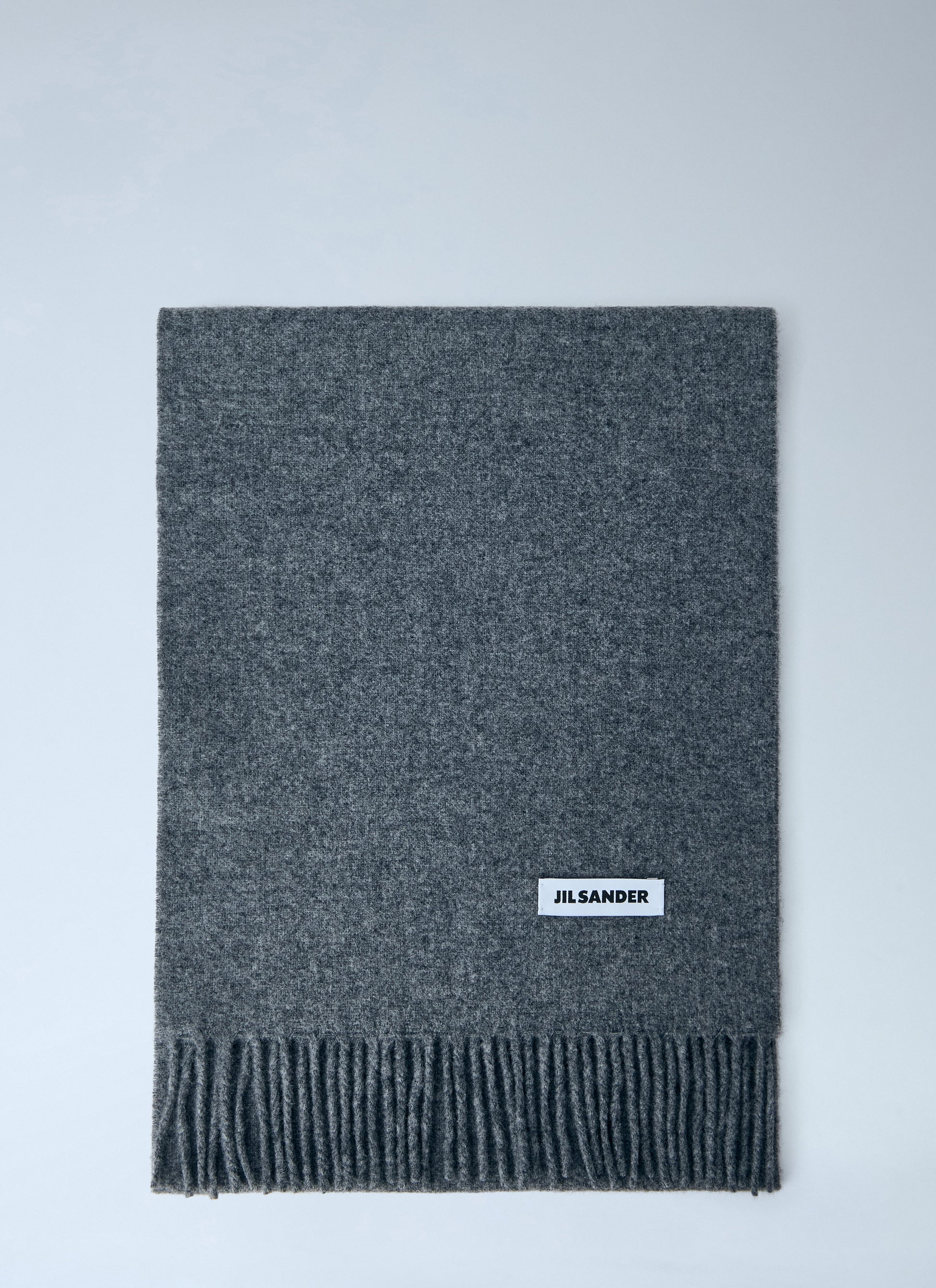 Jil Sander Women Fringed Wool Scarf JIL SANDER