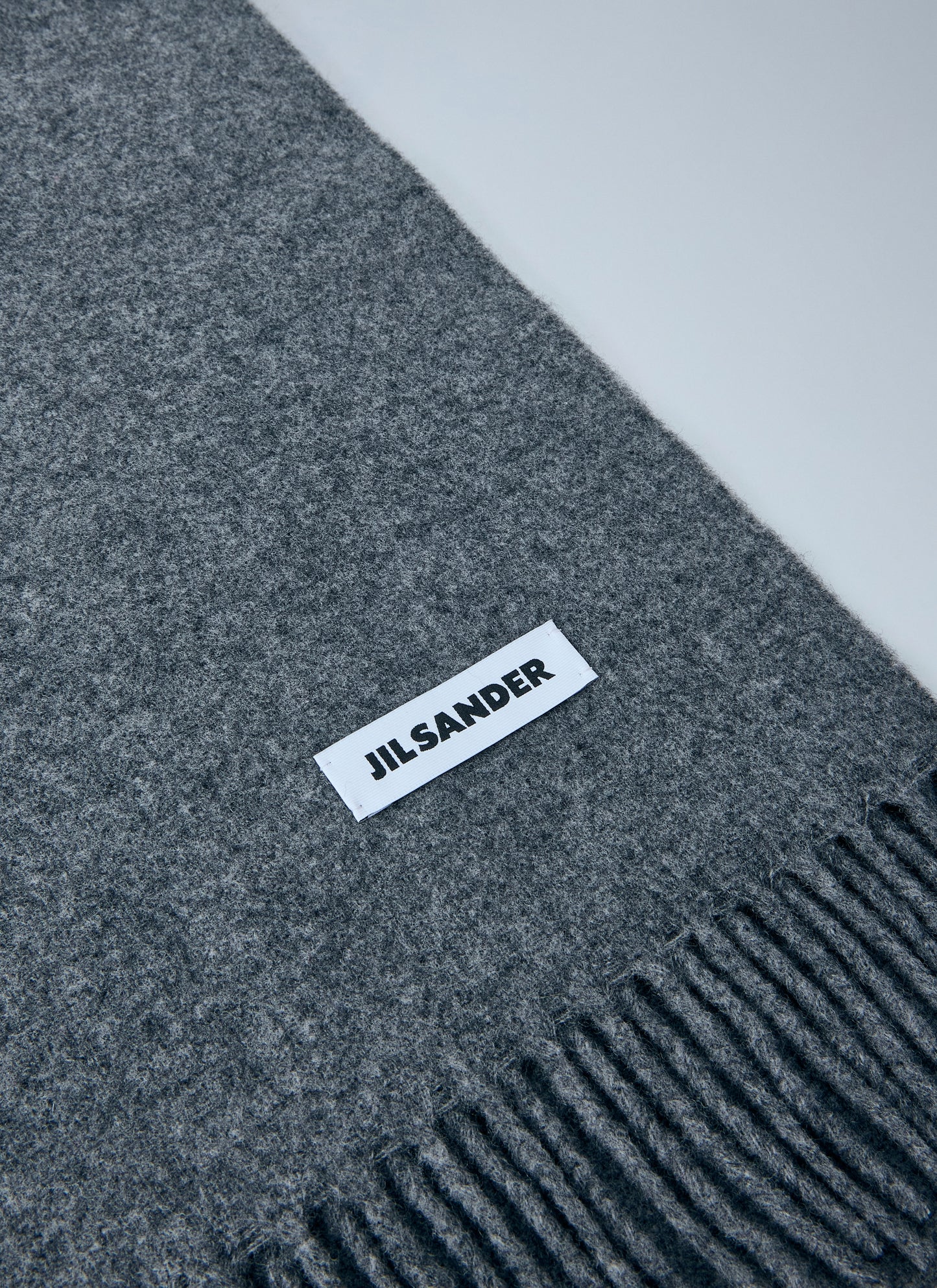 Jil Sander Women Fringed Wool Scarf JIL SANDER